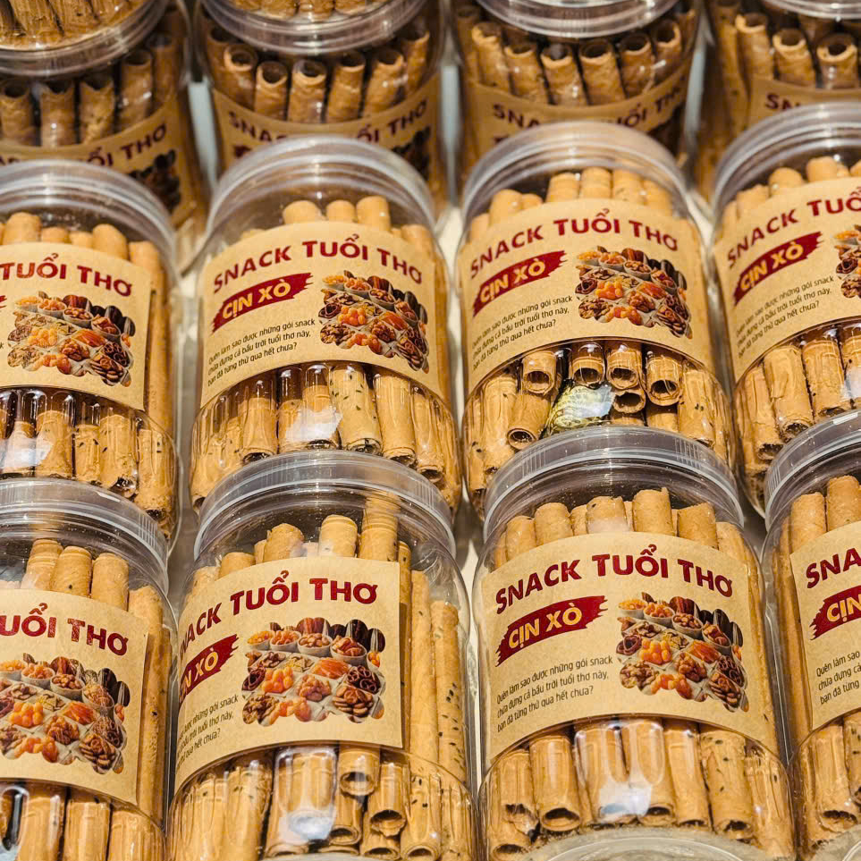 Bánh Ống Mè Thơm Ngon Béo Ngậy Món Ăn Tuổi Thơ - Ăn Vặt Api Food