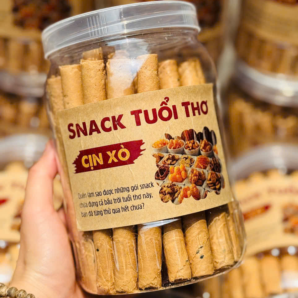 Bánh Ống Mè Thơm Ngon Béo Ngậy Món Ăn Tuổi Thơ - Ăn Vặt Api Food
