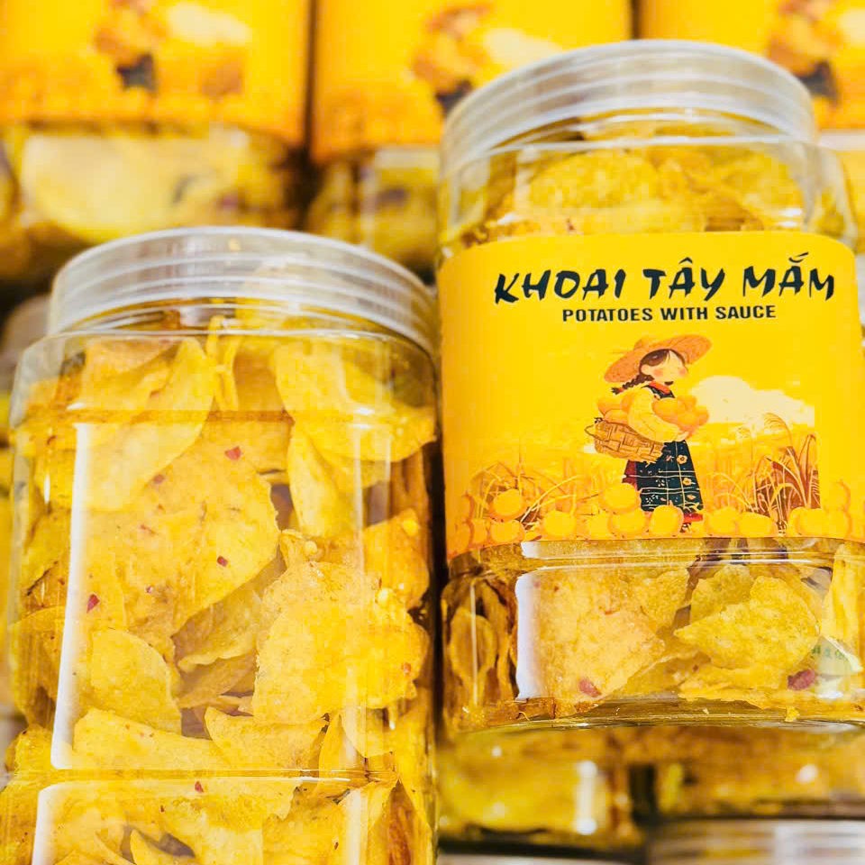 Khoai Tây Sấy Tẩm Vị Mắm Hành - Ăn Vặt Api Food