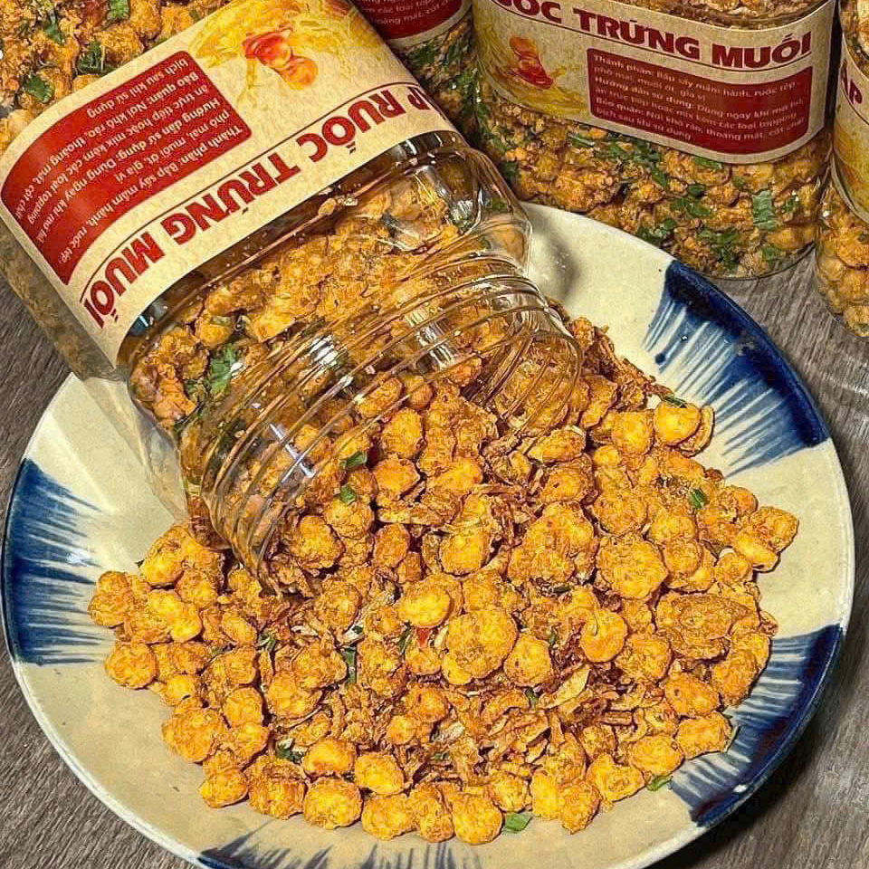 Bắp Ruốc Trứng Muối Thơm Ngon Giòn Rùm Rụm - Ăn Vặt Api Food