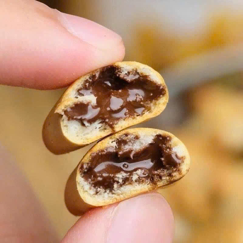 Bánh Gấu Nhân Kem Sữa Socola Thái Lan - Ăn Vặt Api Food