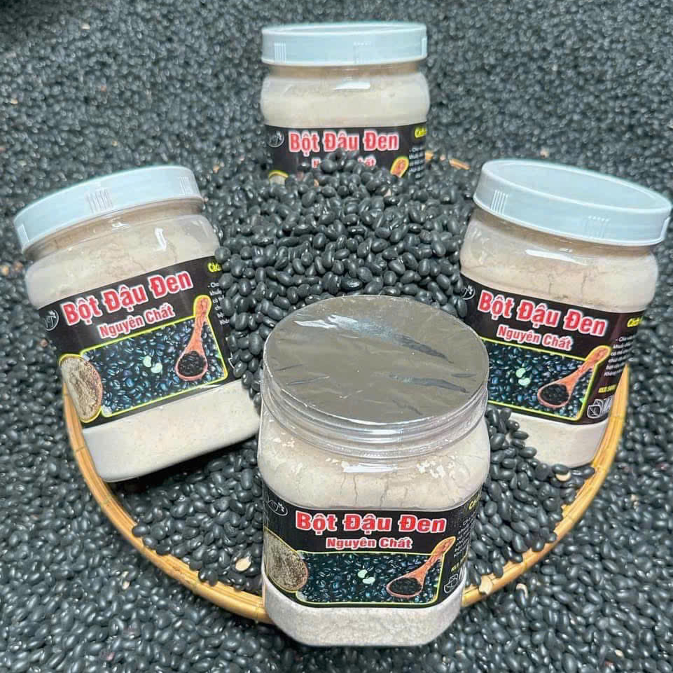 Bột Đậu Đen Rang Xay Nguyên Chất 500gr - Ăn Vặt Api Food