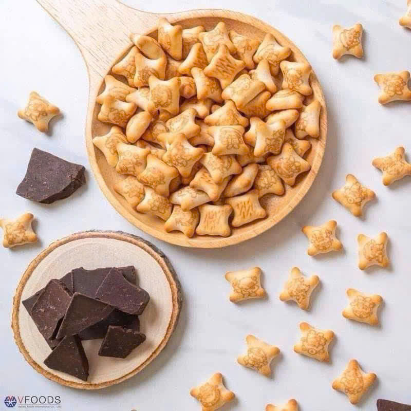 (NGUYÊN THÙNG) Bánh Gấu Nhân Kem Sữa Socola Thái Lan Hộp Thiếc Sang Trọng - Ăn Vặt Api Food