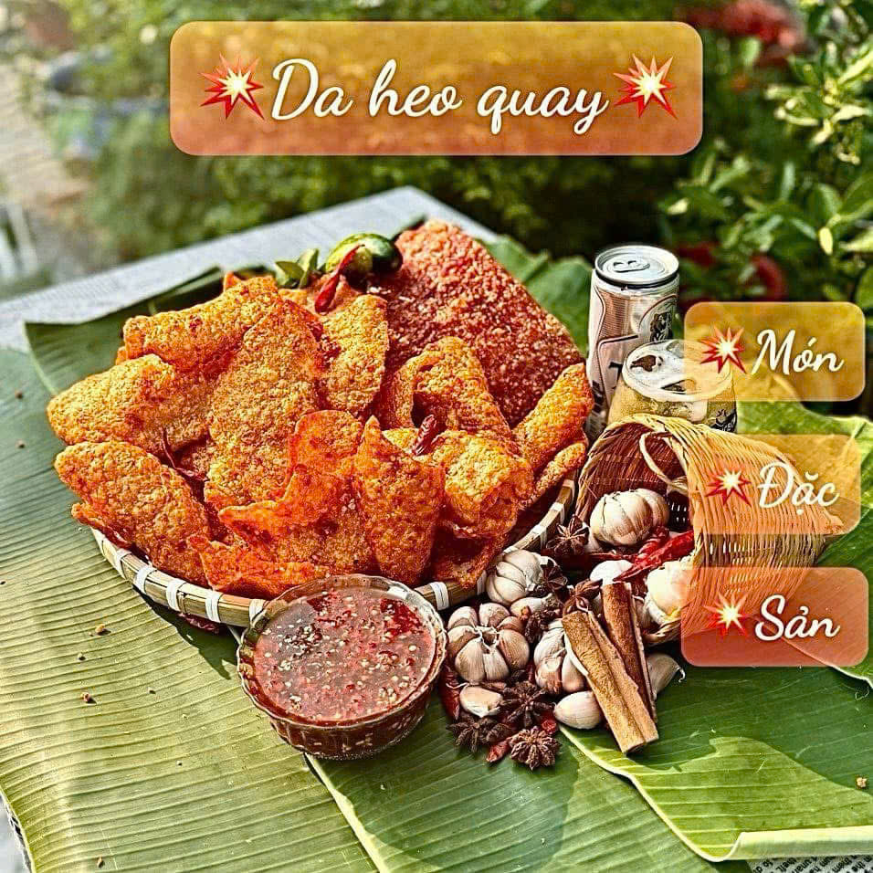 Da Heo Quay Đặc Biệt Siêu Ngon - Ăn Vặt Api Food