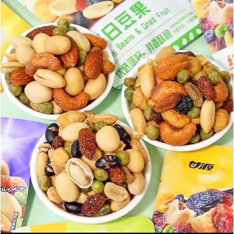 Hạt Dinh Dưỡng Tẩm Vị, Đậu Mix Hạt & Trái Cây Sấy Khô Kam Yuen - Ăn Vặt Api Food