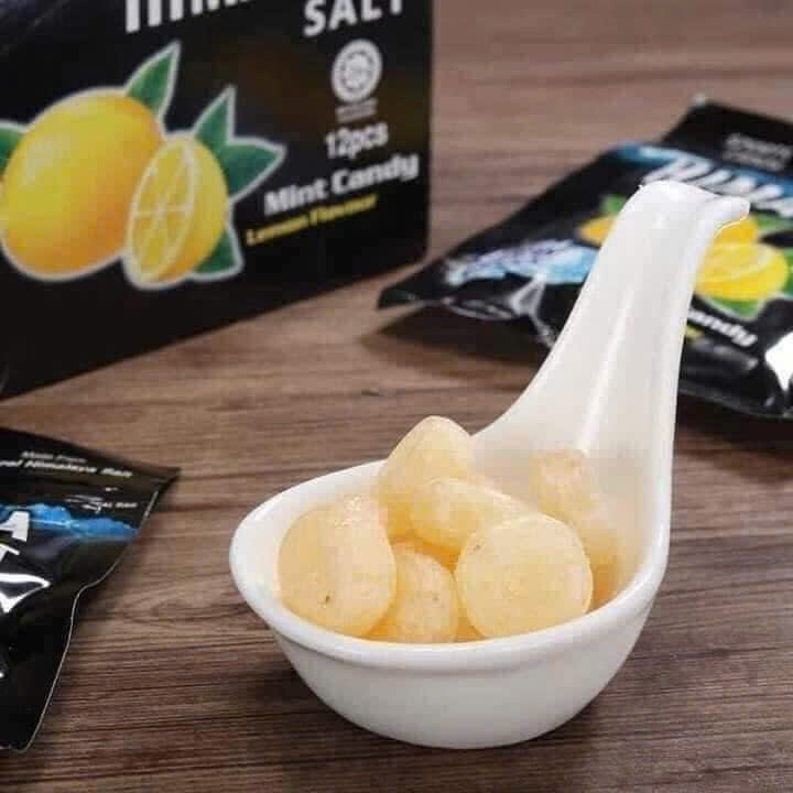 Kẹo Himalaya Salt vị Chanh Muối Cực Tốt Cho Cổ Họng - Ăn Vặt Api Food