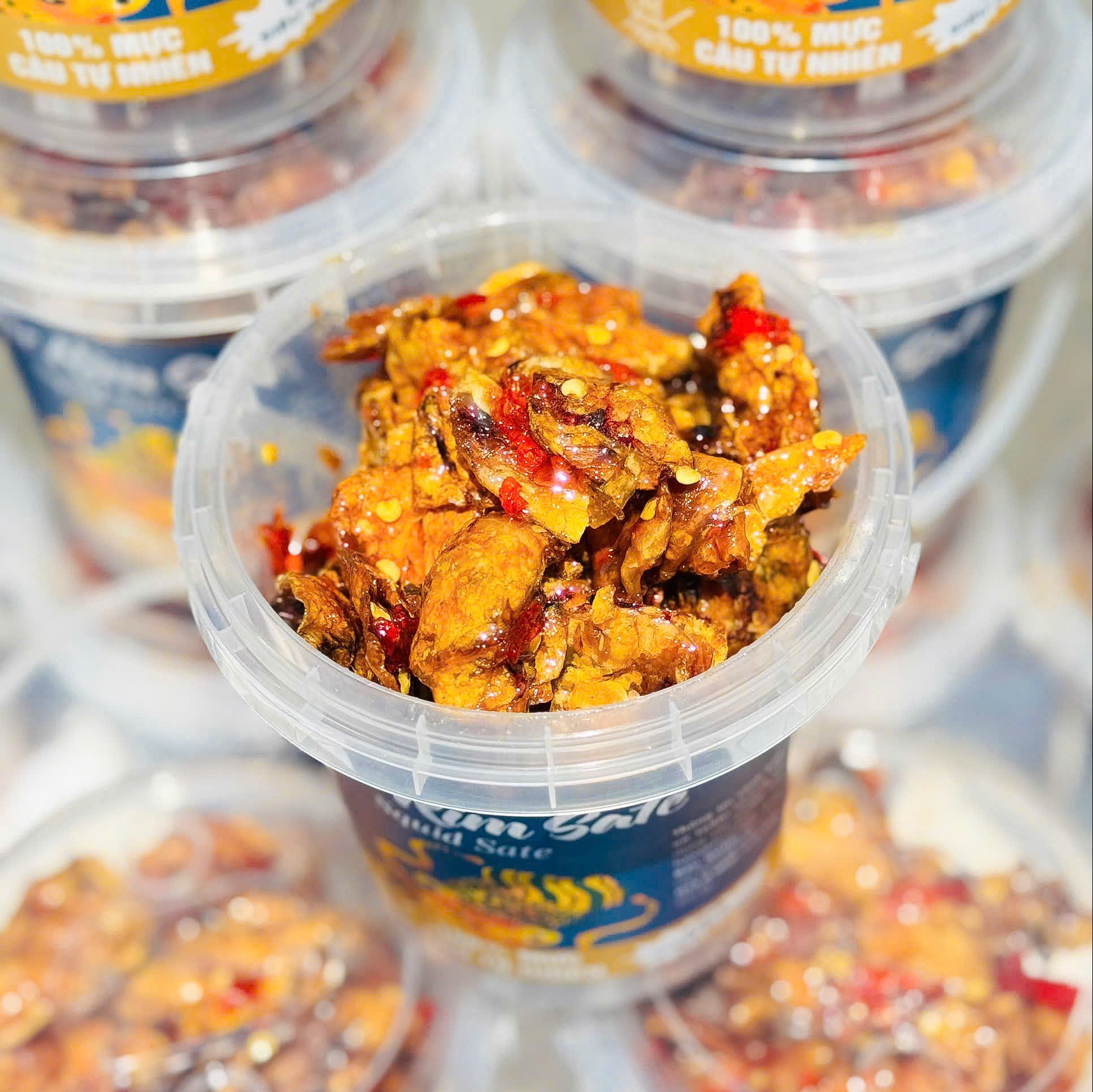 Mực Rim Sa Tế Me Vị Ngon Tinh Tế Siêu Lôi Cuốn - Ăn Vặt Api Food