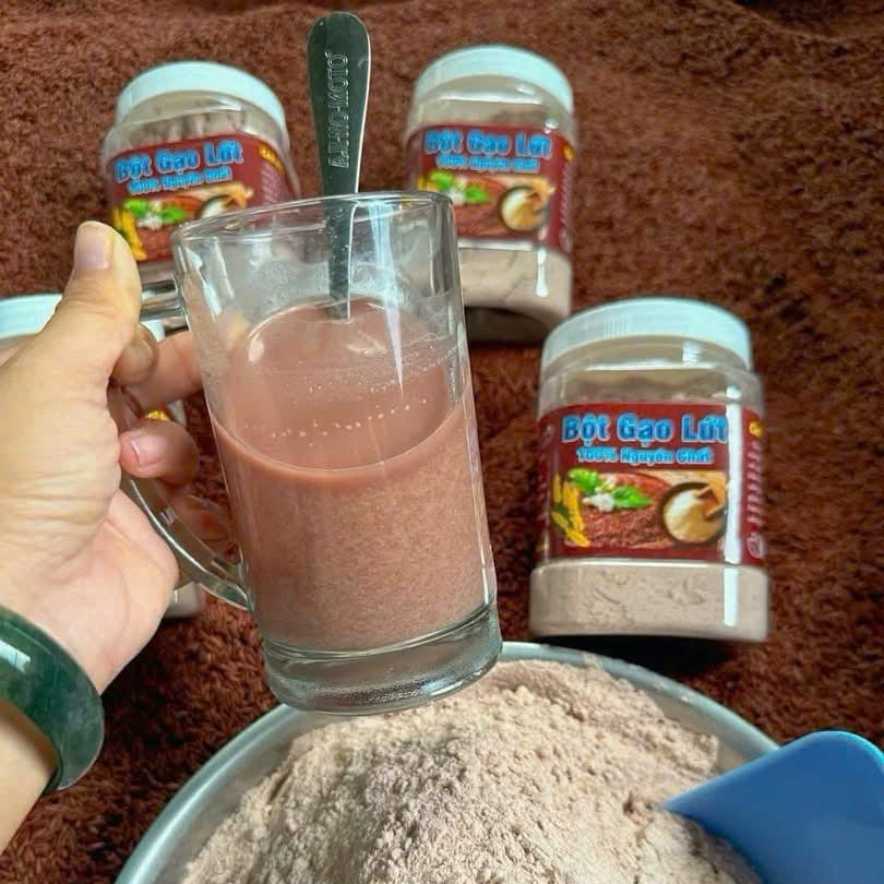 Bột Gạo Lứt Huyết Rồng Rang Chín Nguyên Chất Dinh Dưỡng