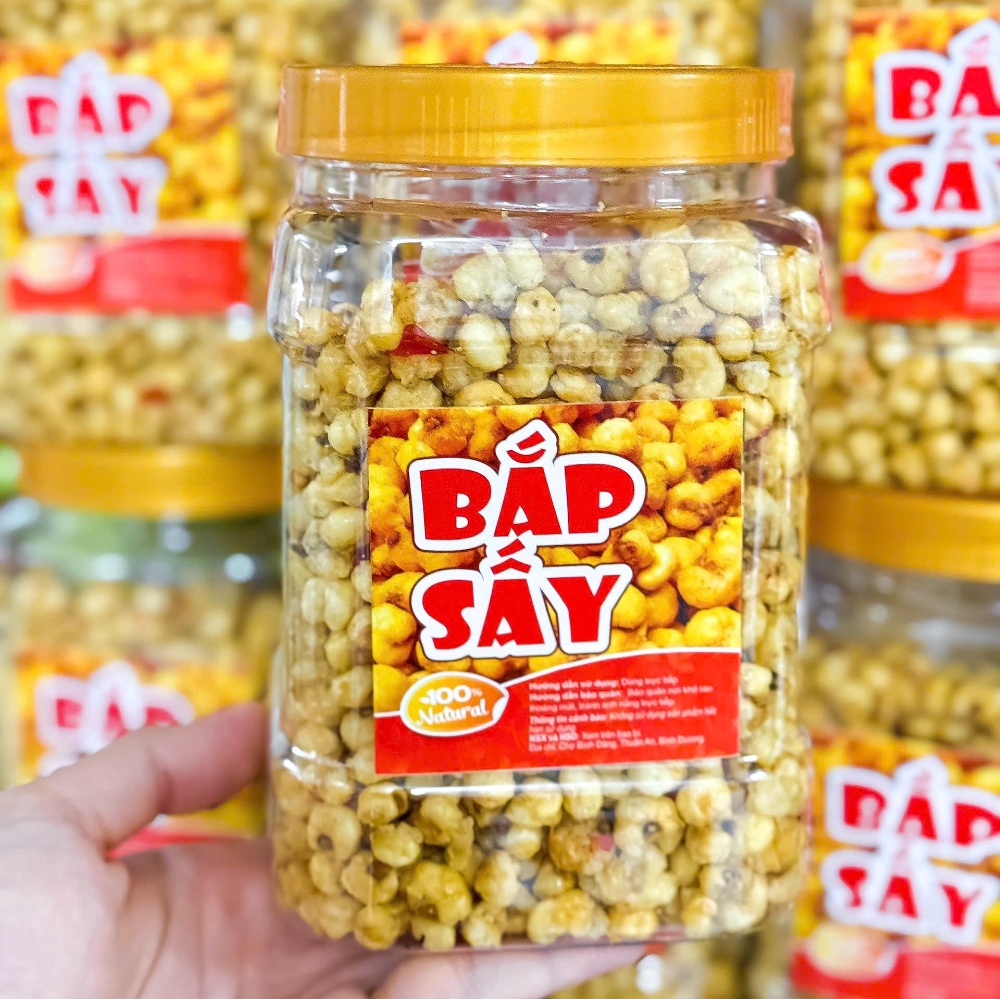 Bắp Sấy Giòn Xóc Bơ Mắm Cay Tuyệt Đỉnh -  Ăn Vặt Api Food