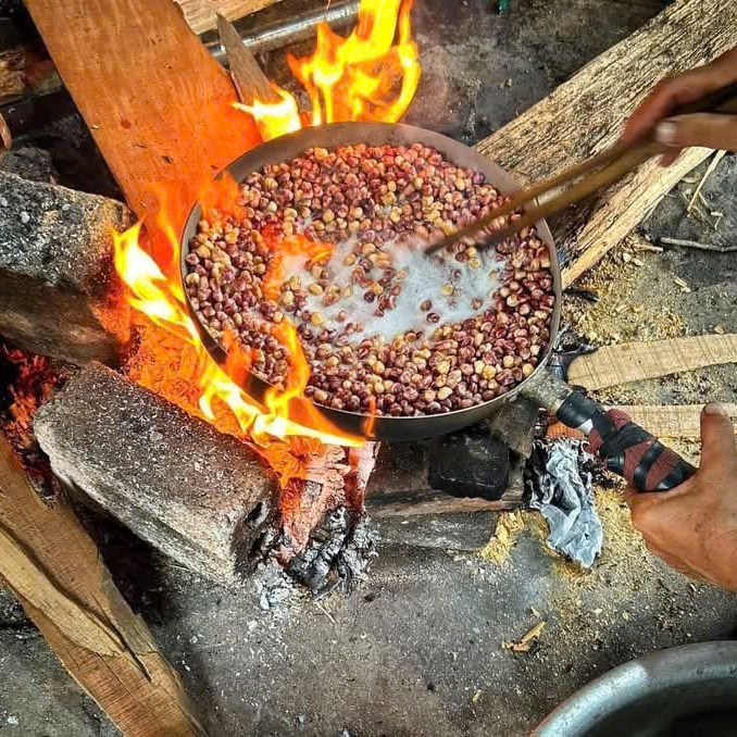 Ngô Nếp Mèo Rang Củi Điện Biên Giòn Rùm Rụm - Ăn Vặt Api Food