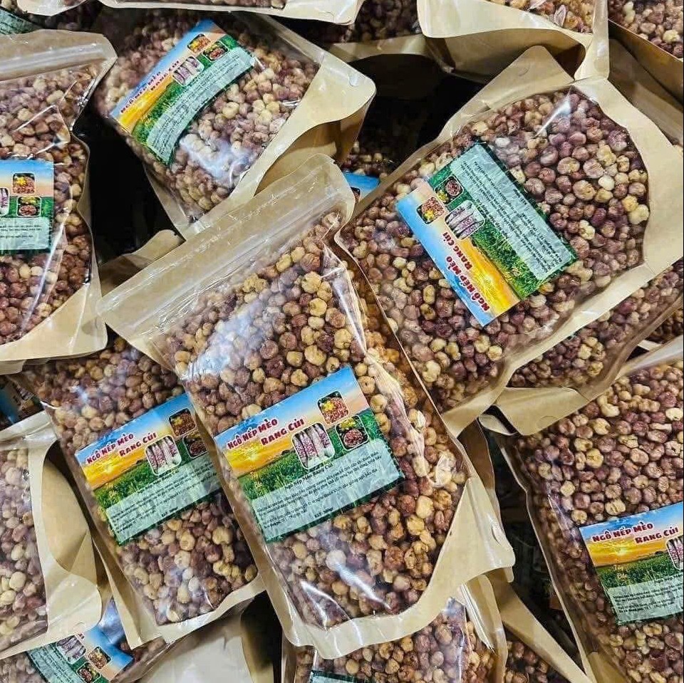 Ngô Nếp Mèo Rang Củi Điện Biên Giòn Rùm Rụm - Ăn Vặt Api Food