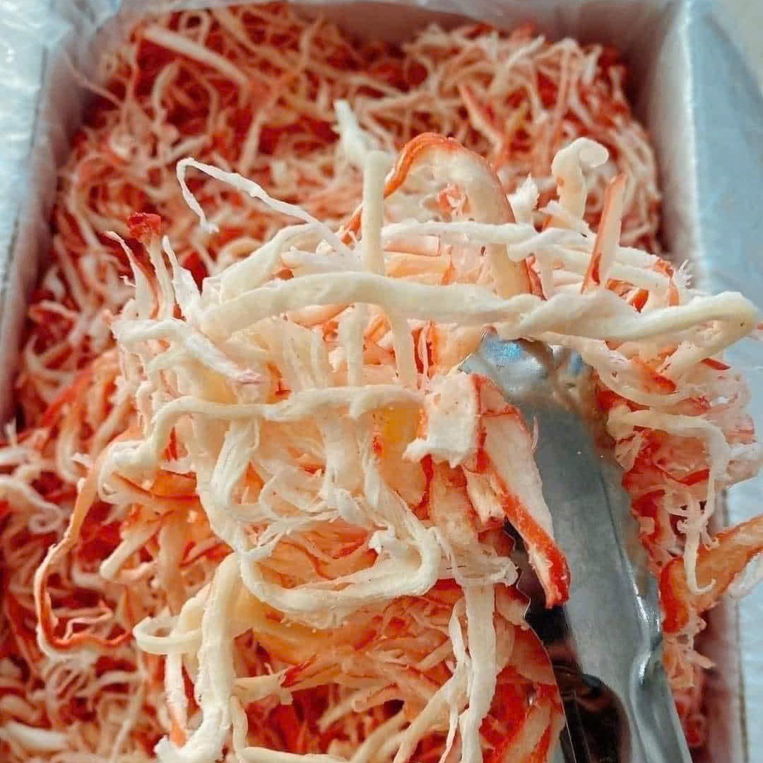 Khô Mực Xé Sợi Hấp Nước Dừa Loại Ngon