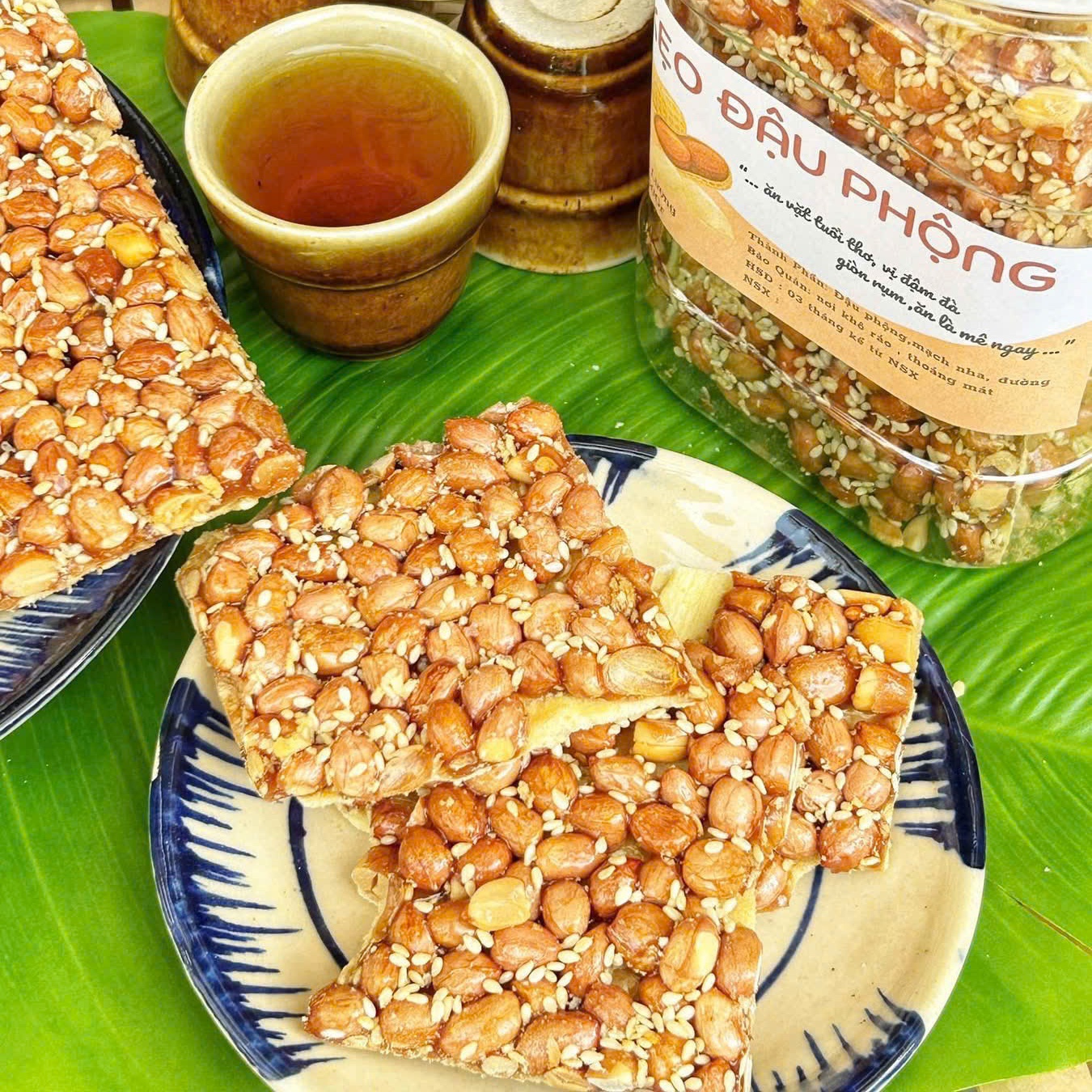 Kẹo Đậu Phộng Bánh Phồng Bến Tre Giòn Béo Thơm Ngon 450gr