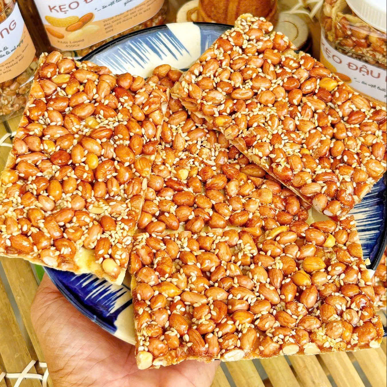 Kẹo Đậu Phộng Bánh Phồng Bến Tre Giòn Béo Thơm Ngon 450gr
