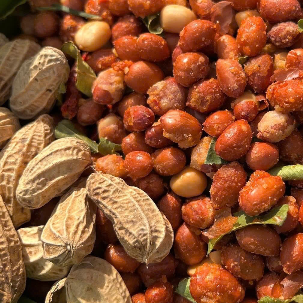 Đậu Phộng (Lạc) Rang Tỏi Ớt Thơm Ngon Hấp Dẫn 500gr