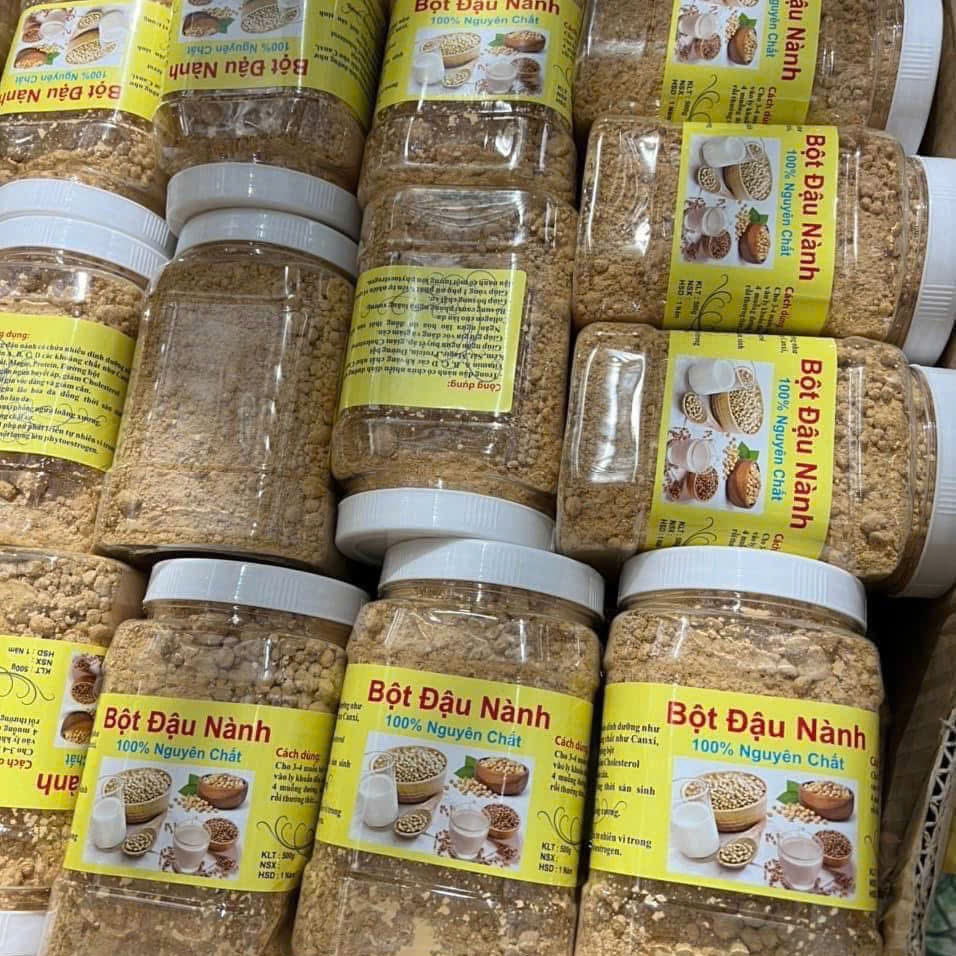 Bột Đậu Nành Rang Chín Nguyên Chất Dinh Dưỡng, Làm Đẹp Da, Giữ Dáng, Hương Vị Tự Nhiên & Tinh Khiết
