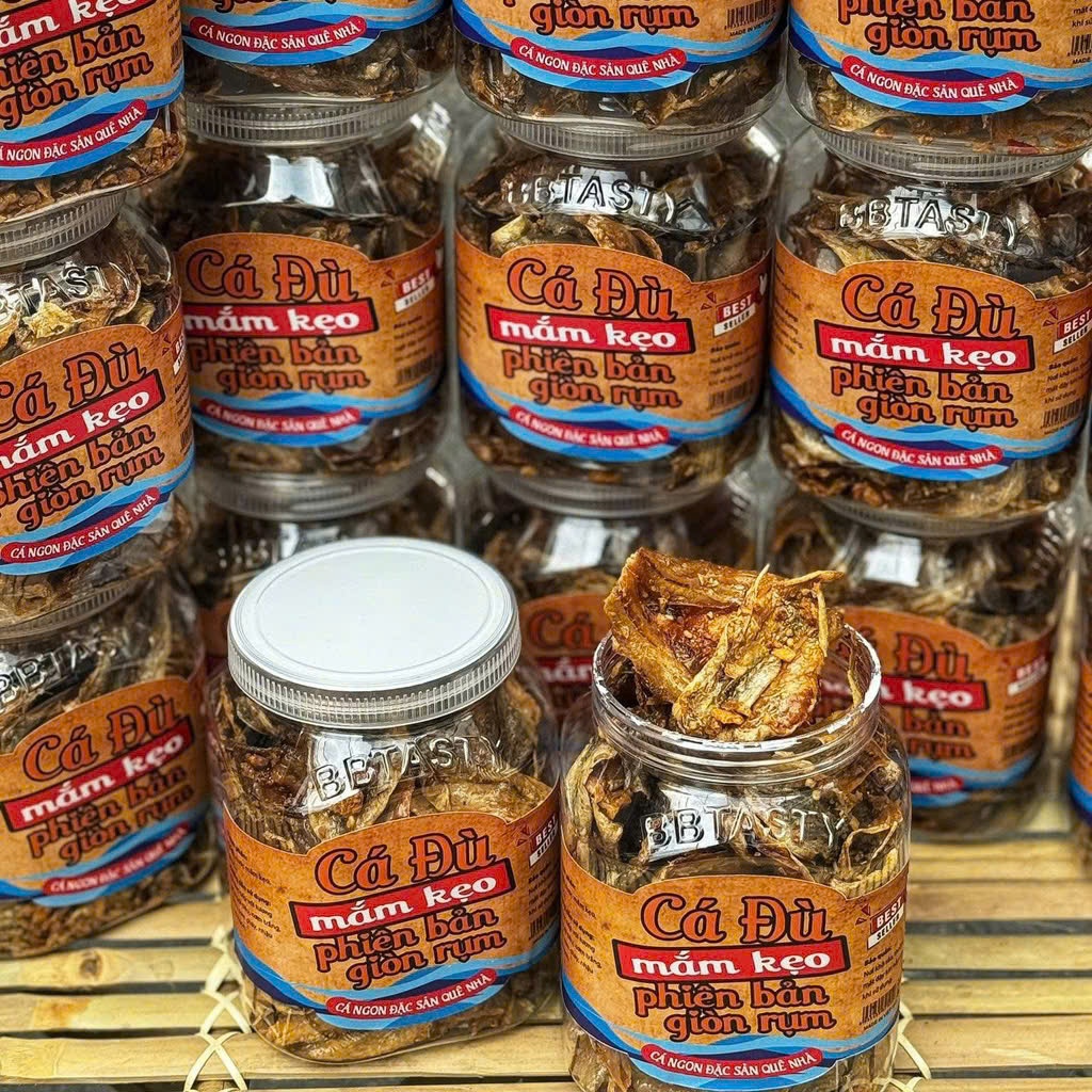 Khô Cá Đù Mắm Kẹo Phiên Bản Giòn Rụm Siêu Ngon 300gr