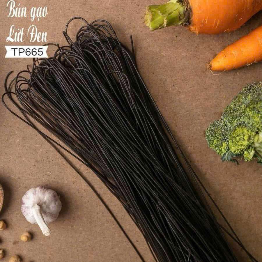 Bún Gạo Lứt Đen Hữu Cơ Thuần Chay, Ăn Kiêng – Tốt Cho Sức Khỏe 1KG