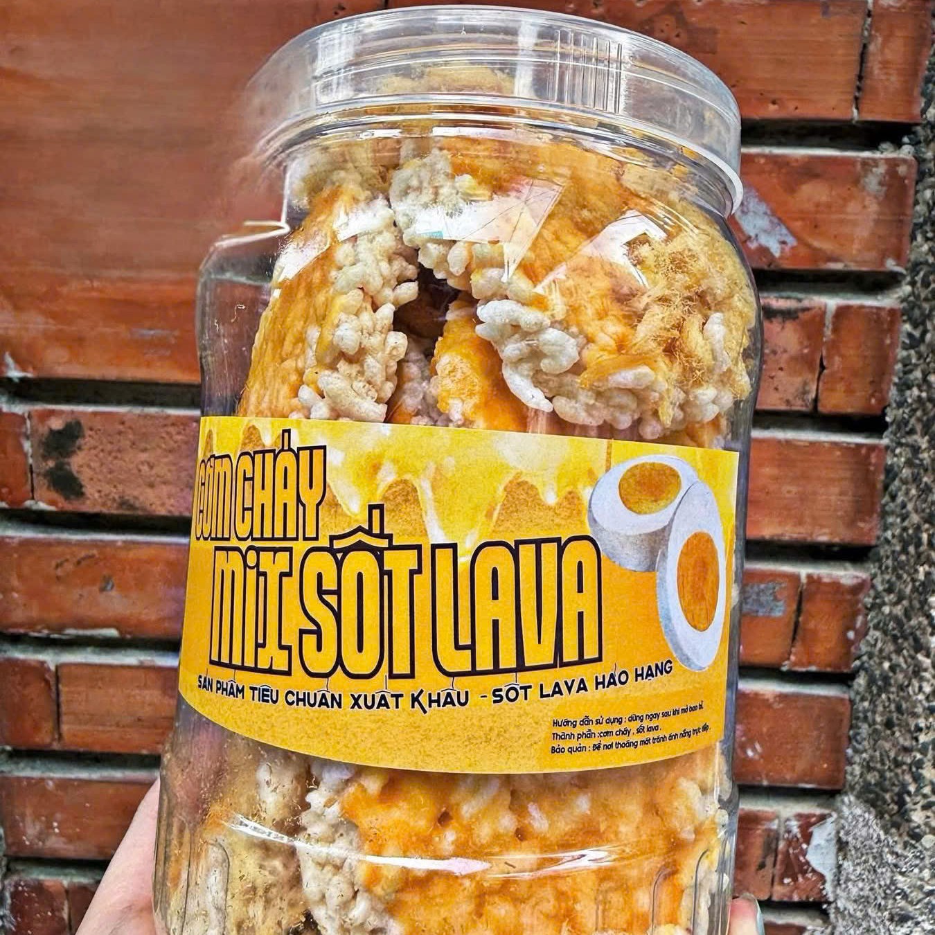 Cơm Cháy Chà Bông Mix Sốt Lava Vị Béo Mặn Ăn Siêu Ghiền 300gr