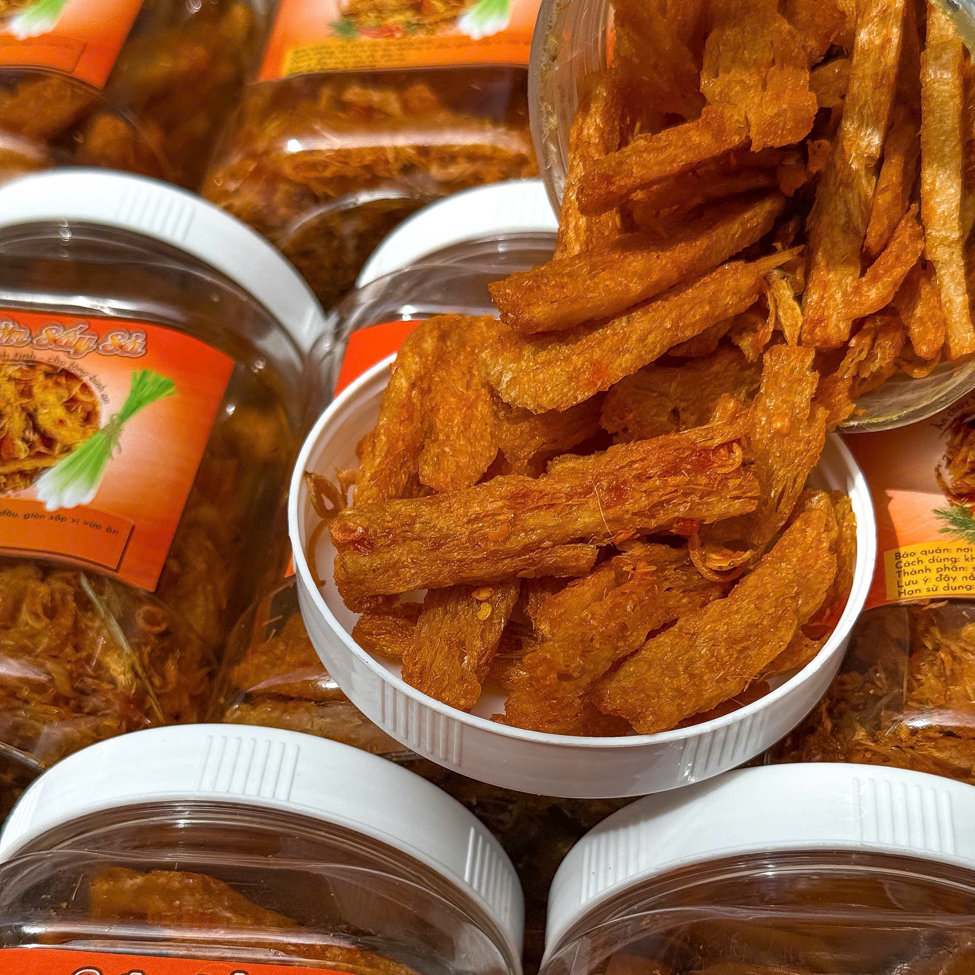 Sườn Chay Sấy Xả Ớt Giòn Cay Đậm Vị 250gr