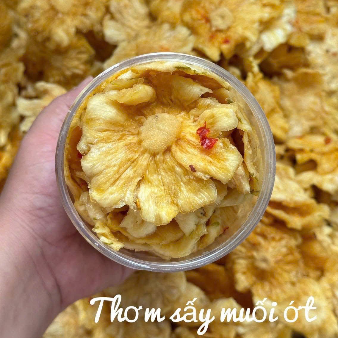 Thơm Sấy Dẻo Muối Ớt Chua Cay Mặn Ngọt Thơm Ngon Lạ Miệng 300gr