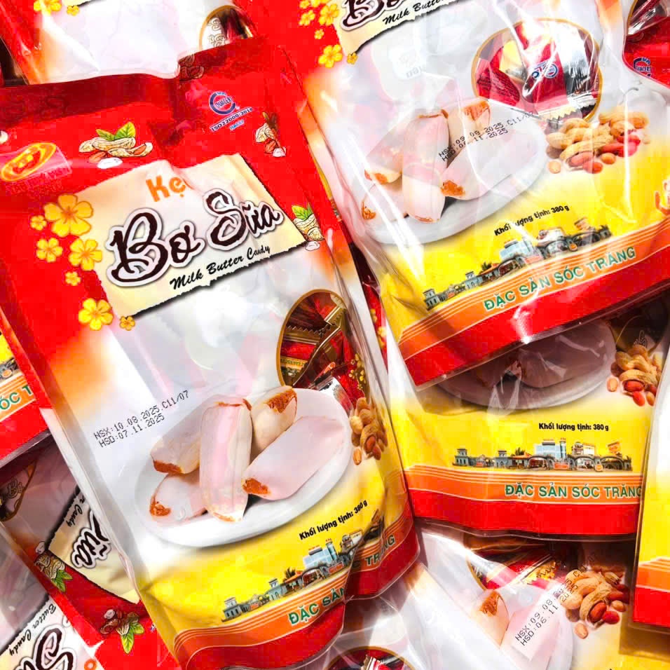 Kẹo Đậu Bơ Sữa Tân Huê Viên 380g – Ngọt Béo Chuẩn Vị Truyền Thống