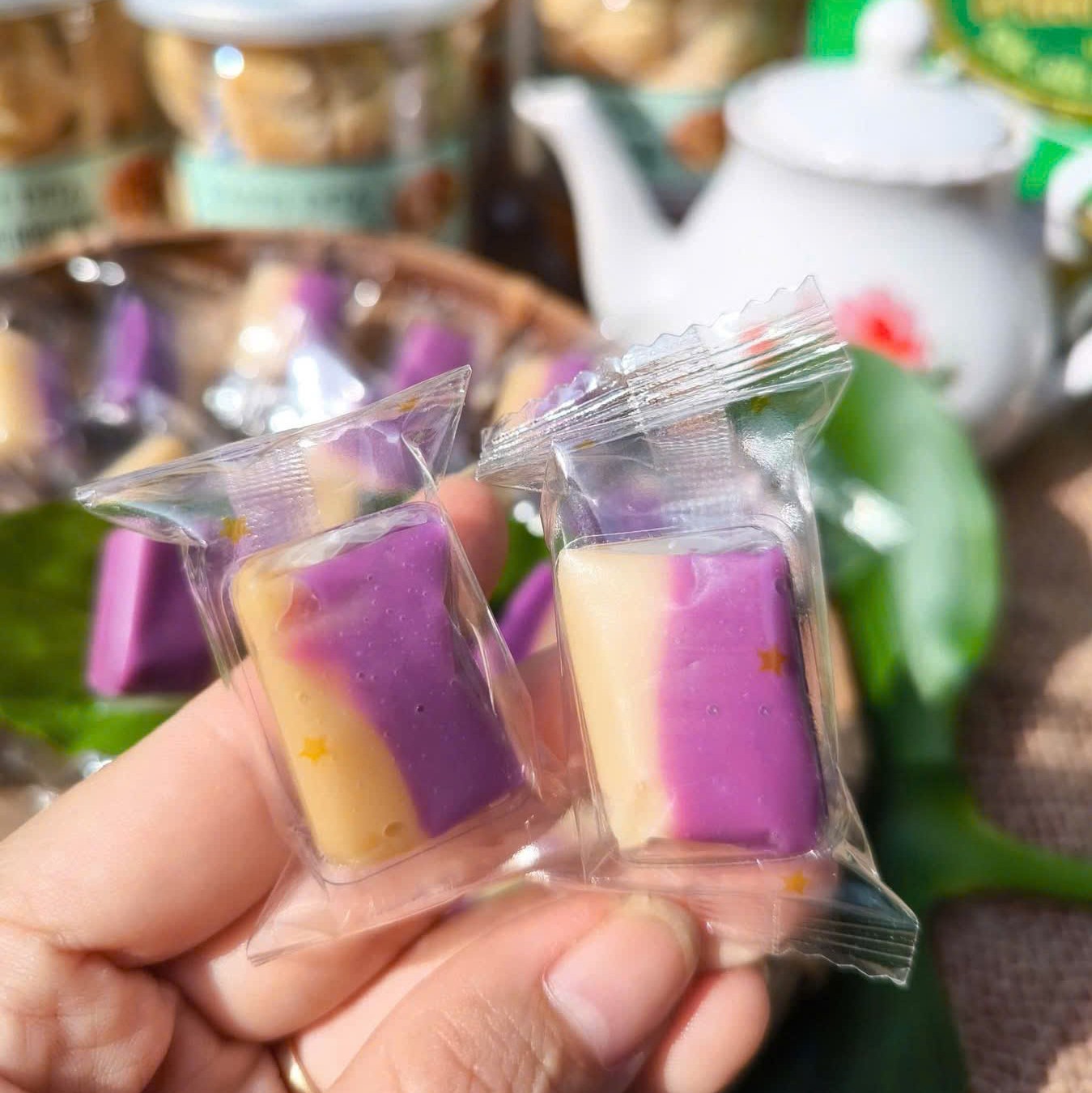 Kẹo Dừa Sáp Khoai Môn – Ngọt Thanh, Béo Ngậy, Bùi Mịn 500gr