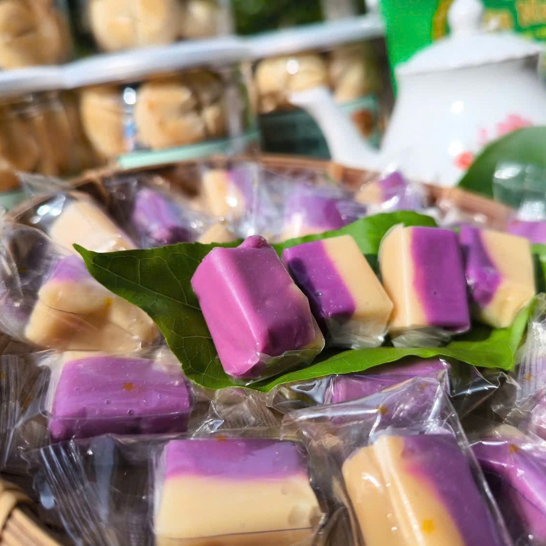 Kẹo Dừa Sáp Khoai Môn – Ngọt Thanh, Béo Ngậy, Bùi Mịn 500gr