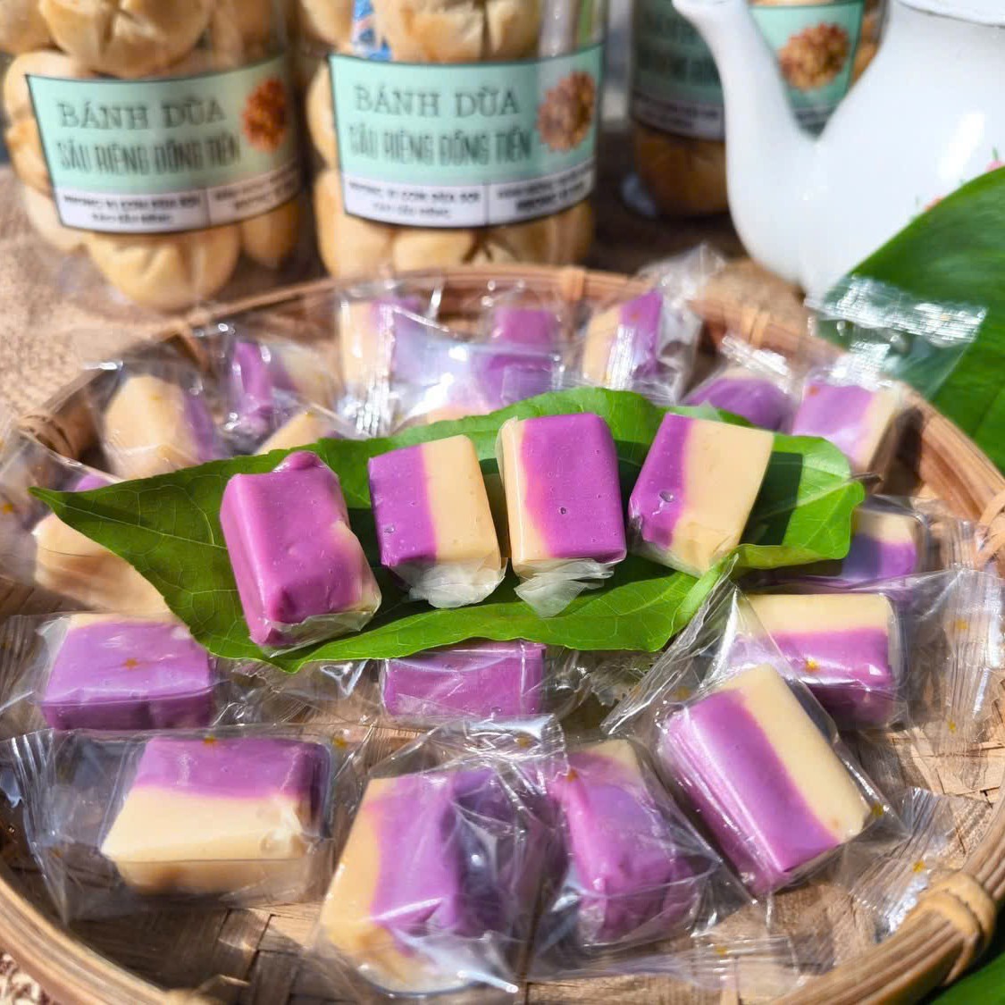 Kẹo Dừa Sáp Khoai Môn – Ngọt Thanh, Béo Ngậy, Bùi Mịn 500gr