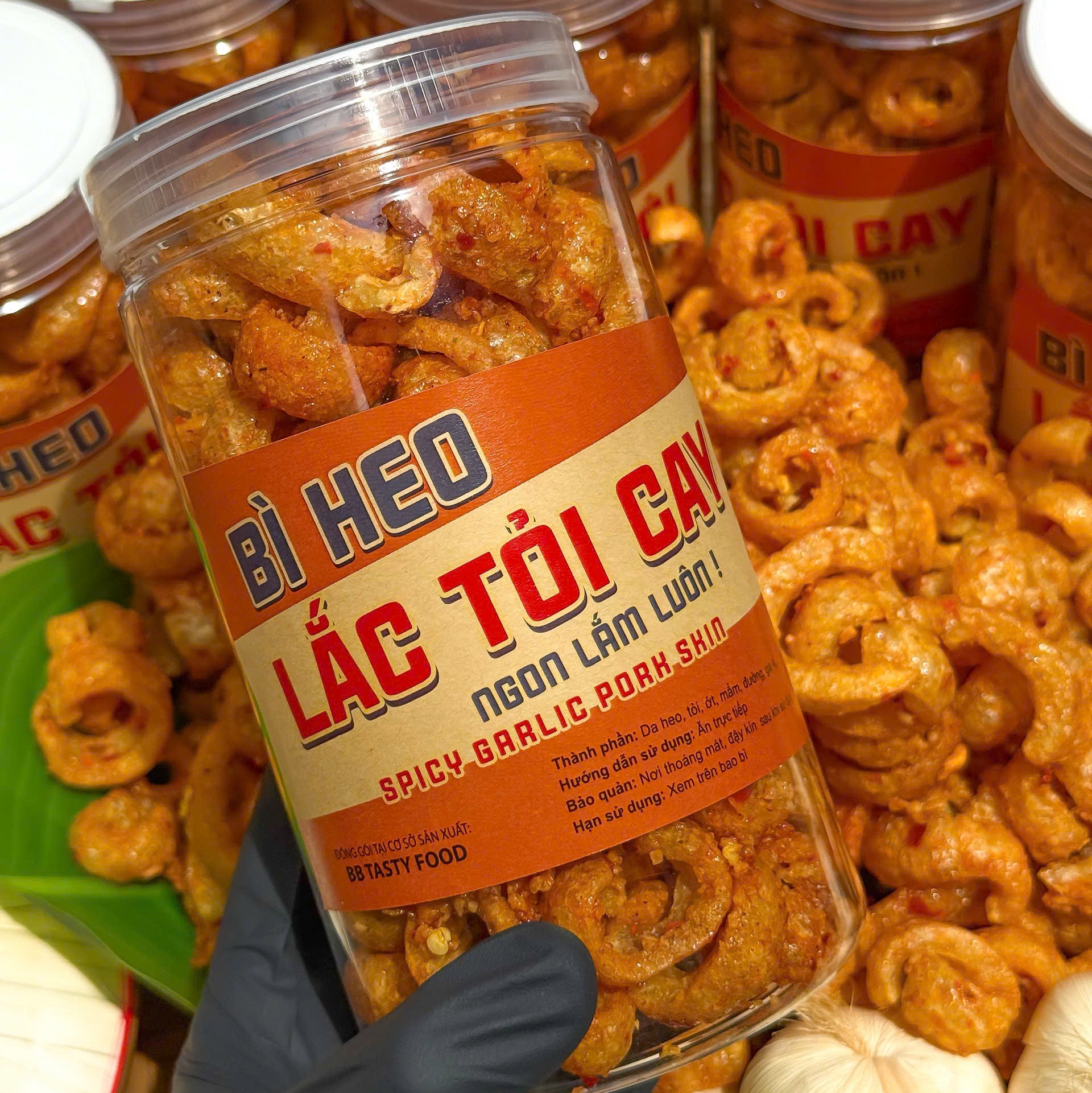 Bì Heo Cháy Bơ Tỏi – Giòn Rụm, Đậm Vị, Chuẩn Vị Việt 250gr