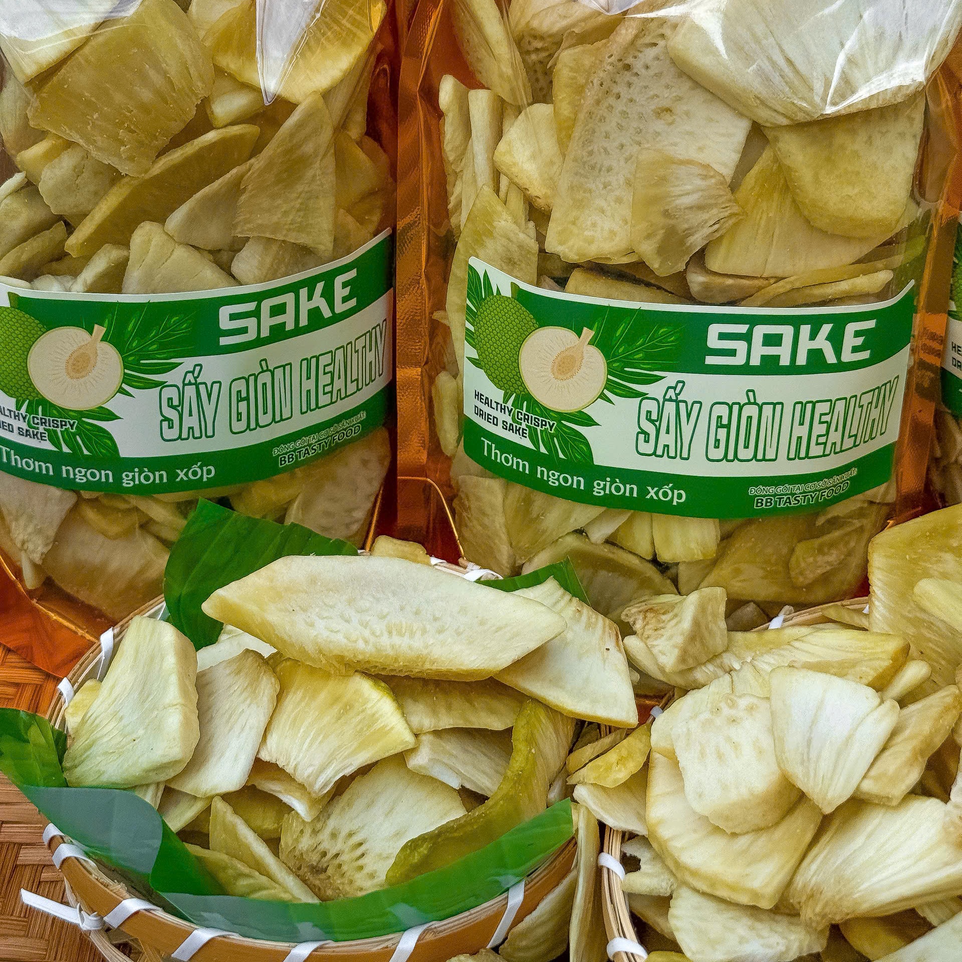 Sake Sấy Giòn Rùm Rụm, Ăn Vặt Ngon, Bổ, Lành Mạnh 400gr