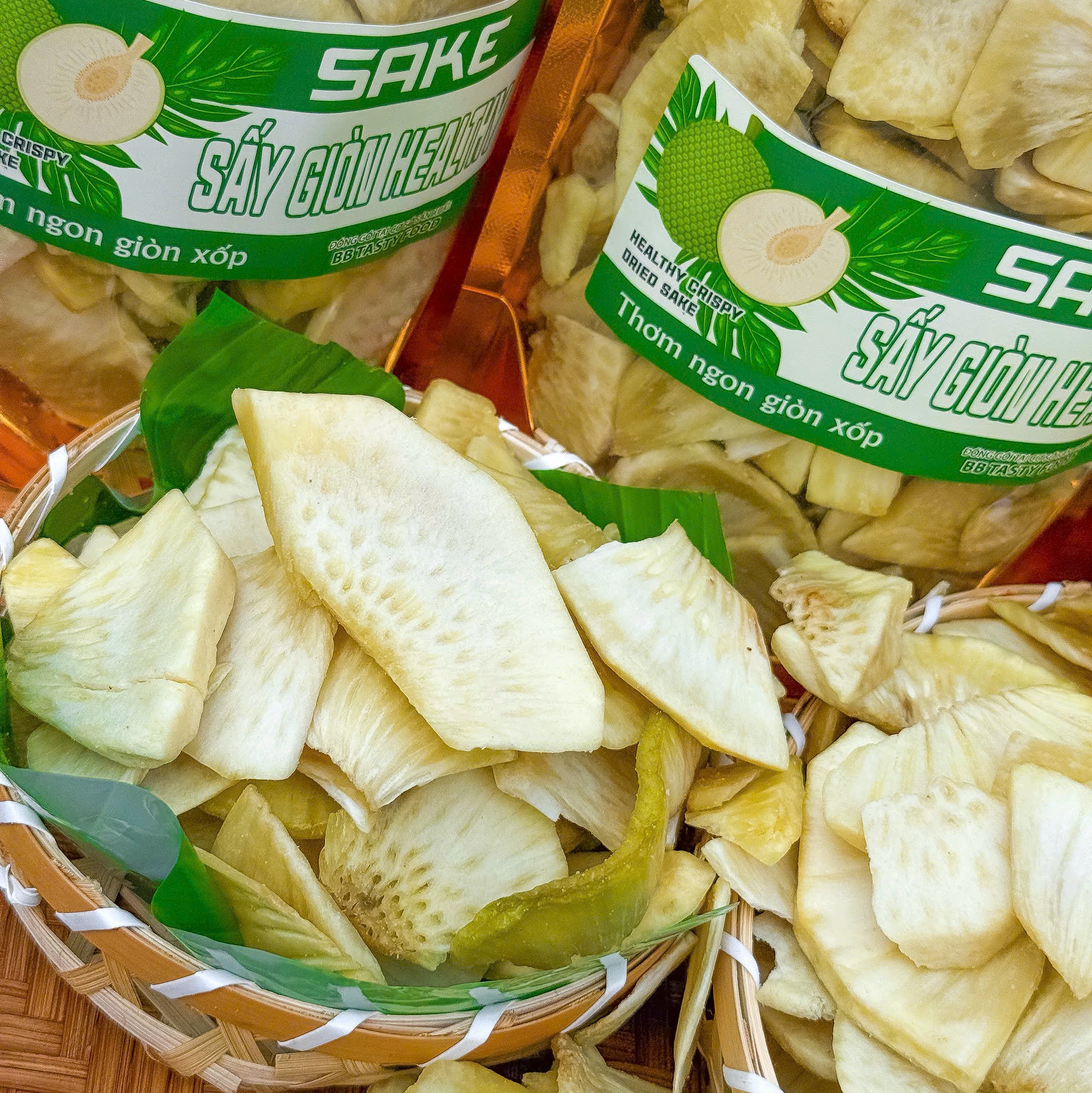 Sake Sấy Giòn Rùm Rụm, Ăn Vặt Ngon, Bổ, Lành Mạnh 200gr