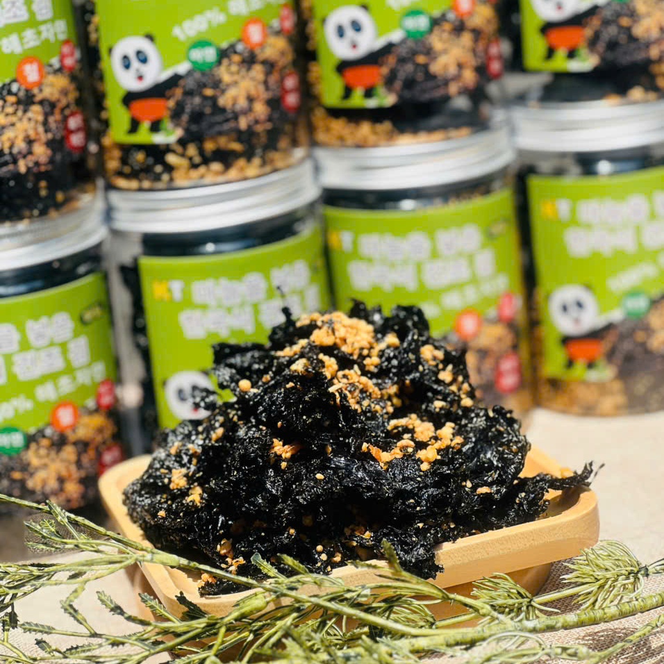 Rong Biển Cháy Tỏi Khô Siêu Giòn Siêu Ngon Ăn Là Ghiền 250gr