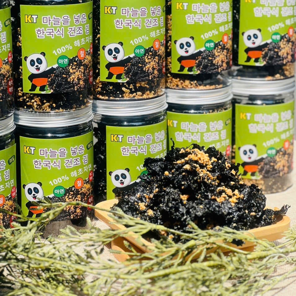 Rong Biển Cháy Tỏi Khô Siêu Giòn Siêu Ngon Ăn Là Ghiền 250gr