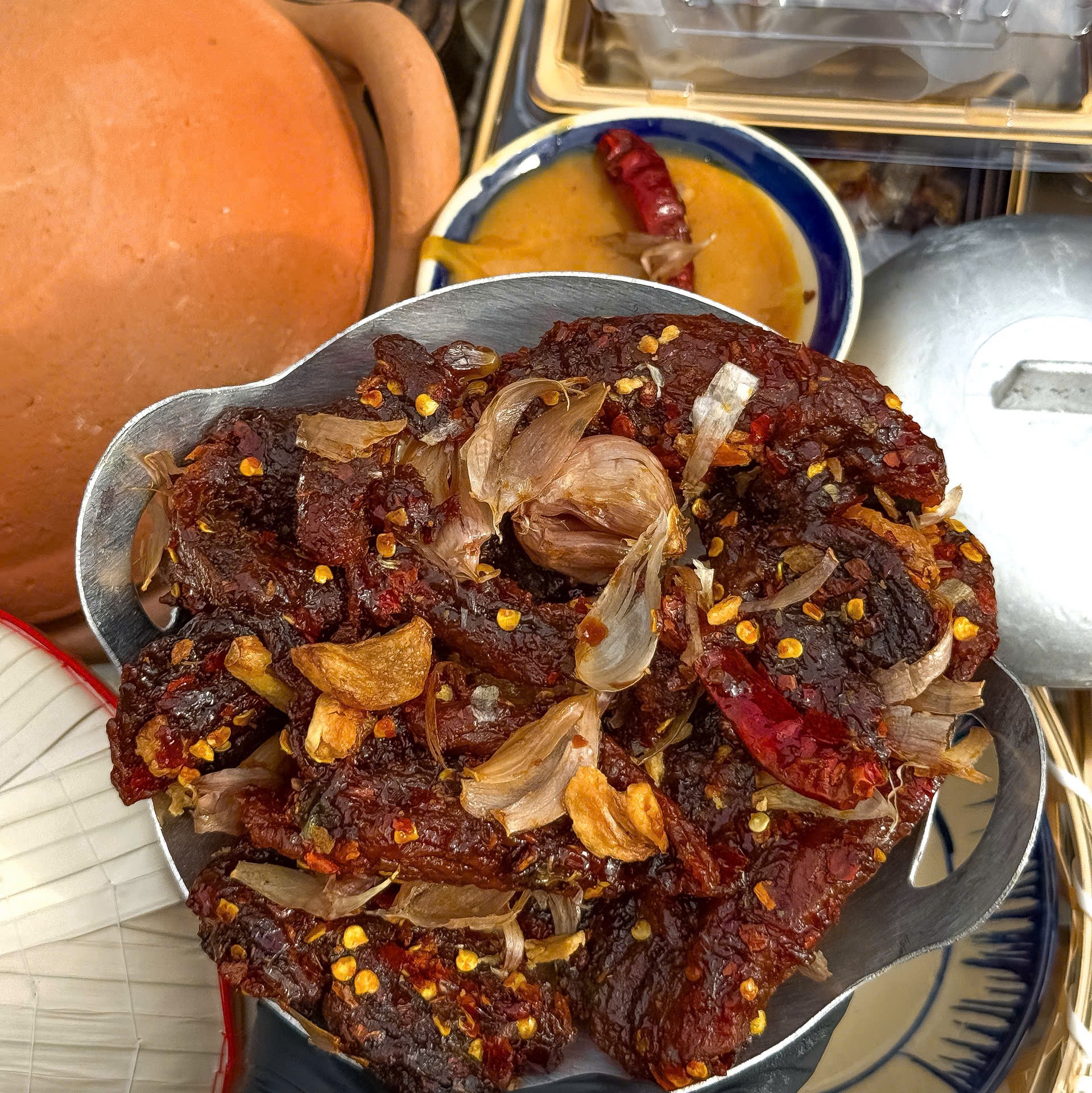 Khô Bò Cay Mala Rim Tỏi Lý Sơn Đậm Đà Vị Ngon Cay Khó Cưỡng 300gr