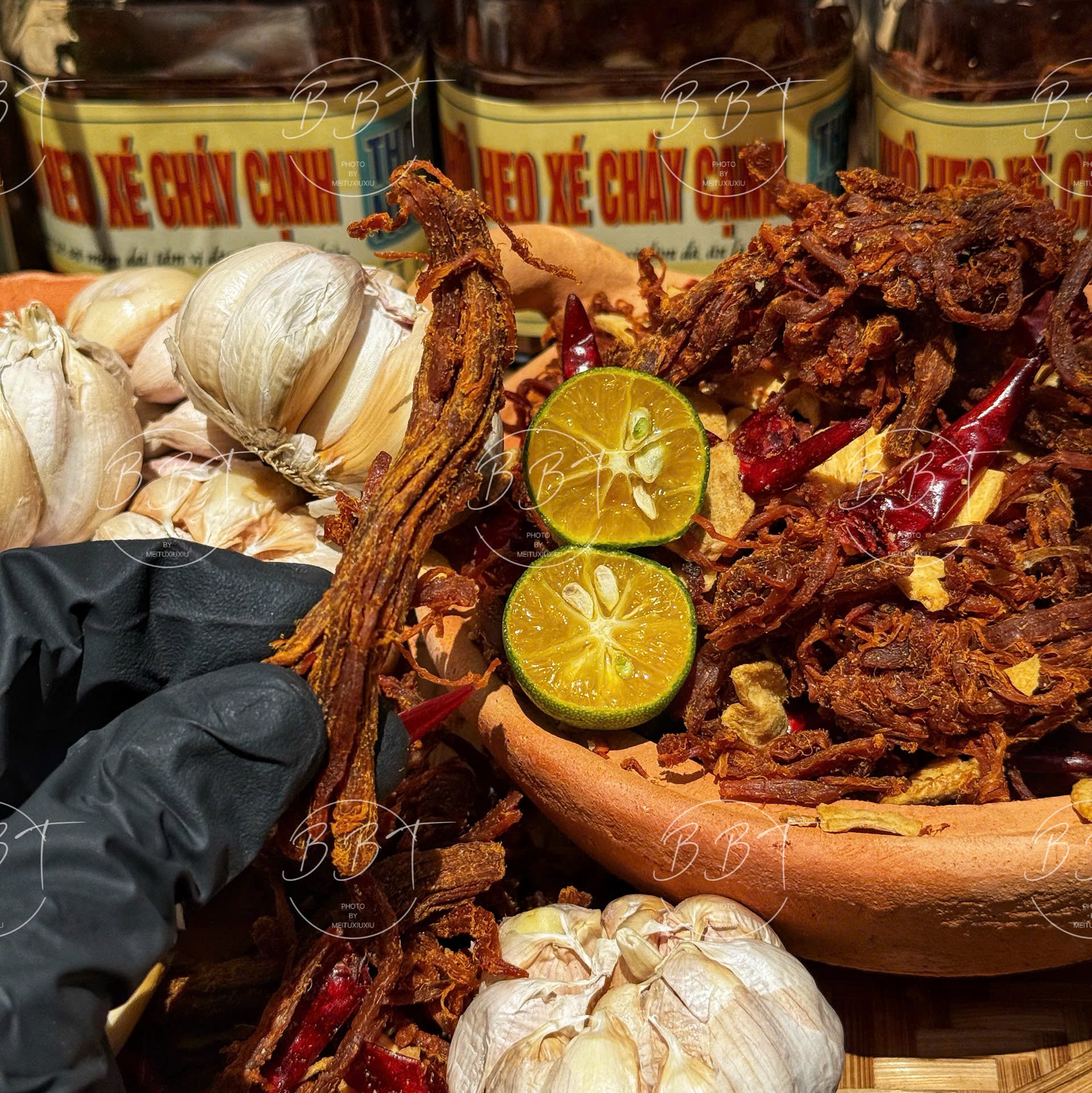 Khô Heo Xé Cháy Cạnh Giòn Ngon Chuẩn Vị Nhà Làm 300gr