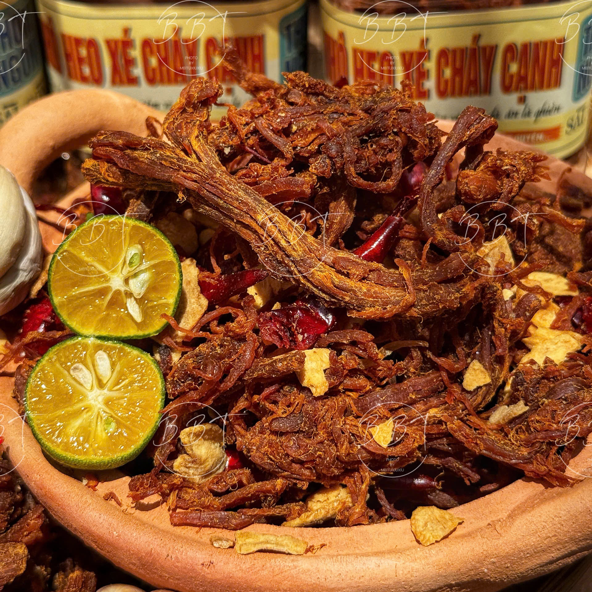 Khô Heo Xé Cháy Cạnh Giòn Ngon Chuẩn Vị Nhà Làm 300gr