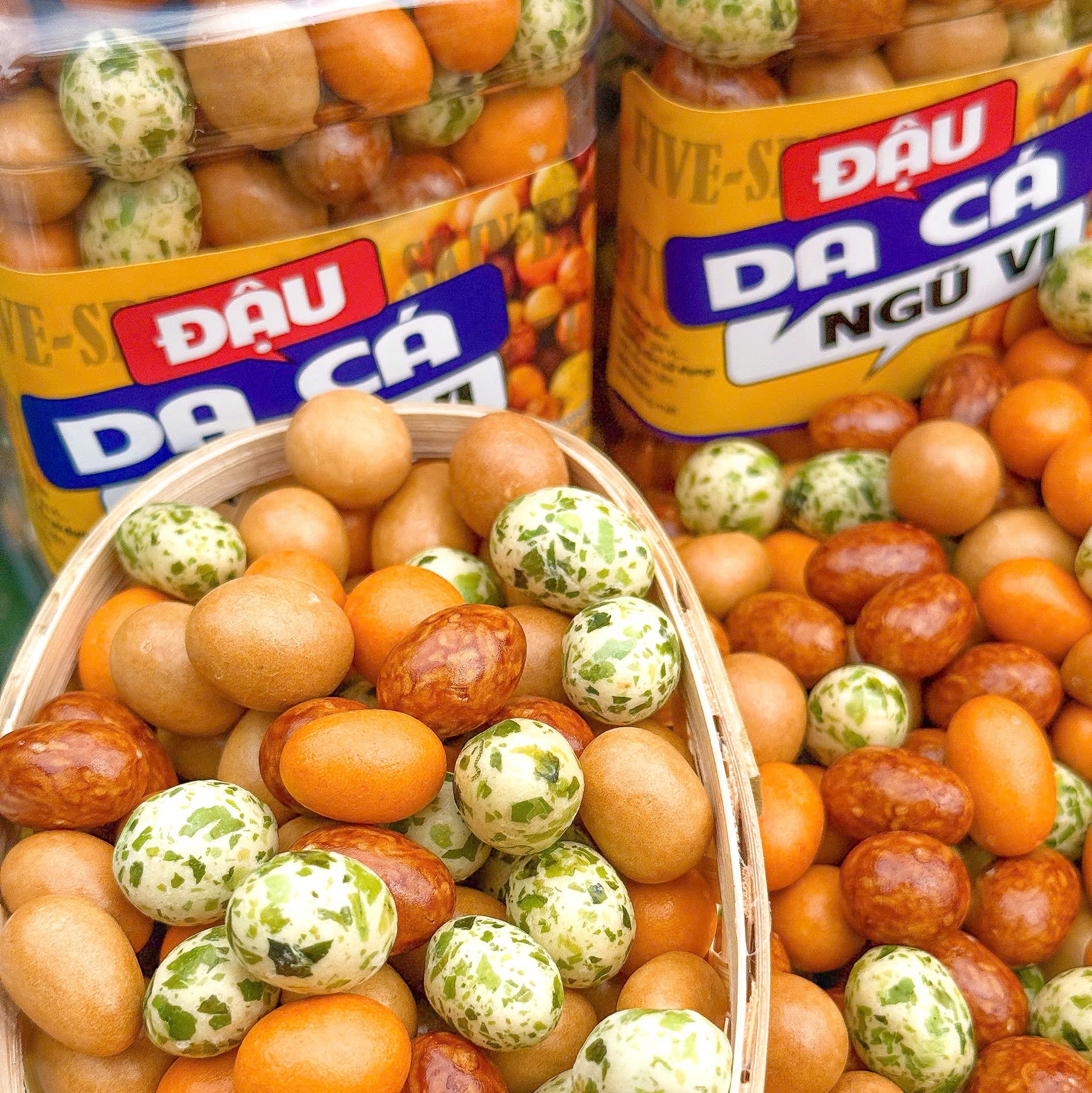 Đậu Phộng Da Cá Ngũ Vị Cao Cấp, Mồi Nhậu Cực Bắt, Ăn Vặt Chuẩn Ngon 500gr