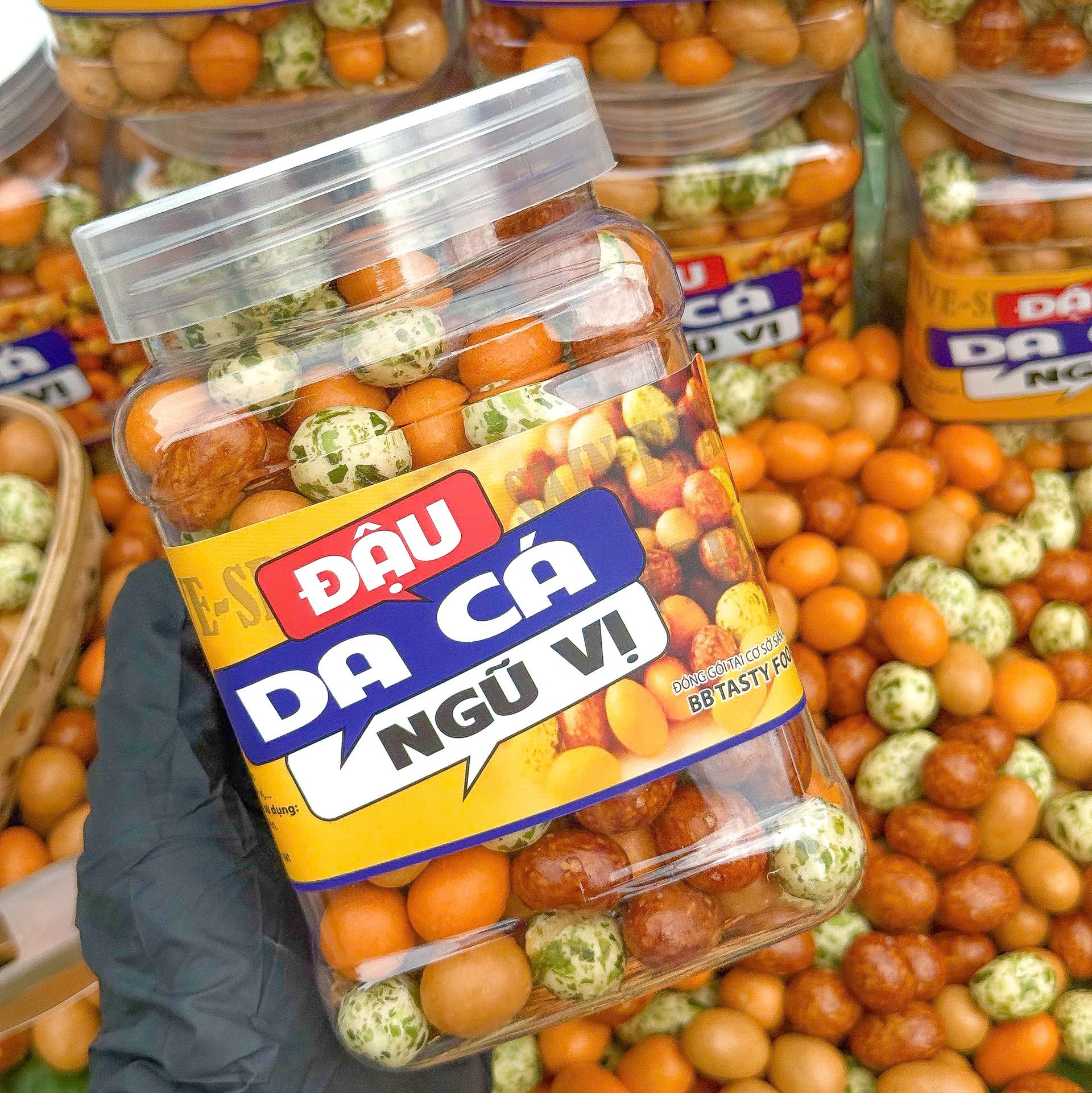 Đậu Phộng Da Cá Ngũ Vị Cao Cấp, Mồi Nhậu Cực Bắt, Ăn Vặt Chuẩn Ngon 500gr