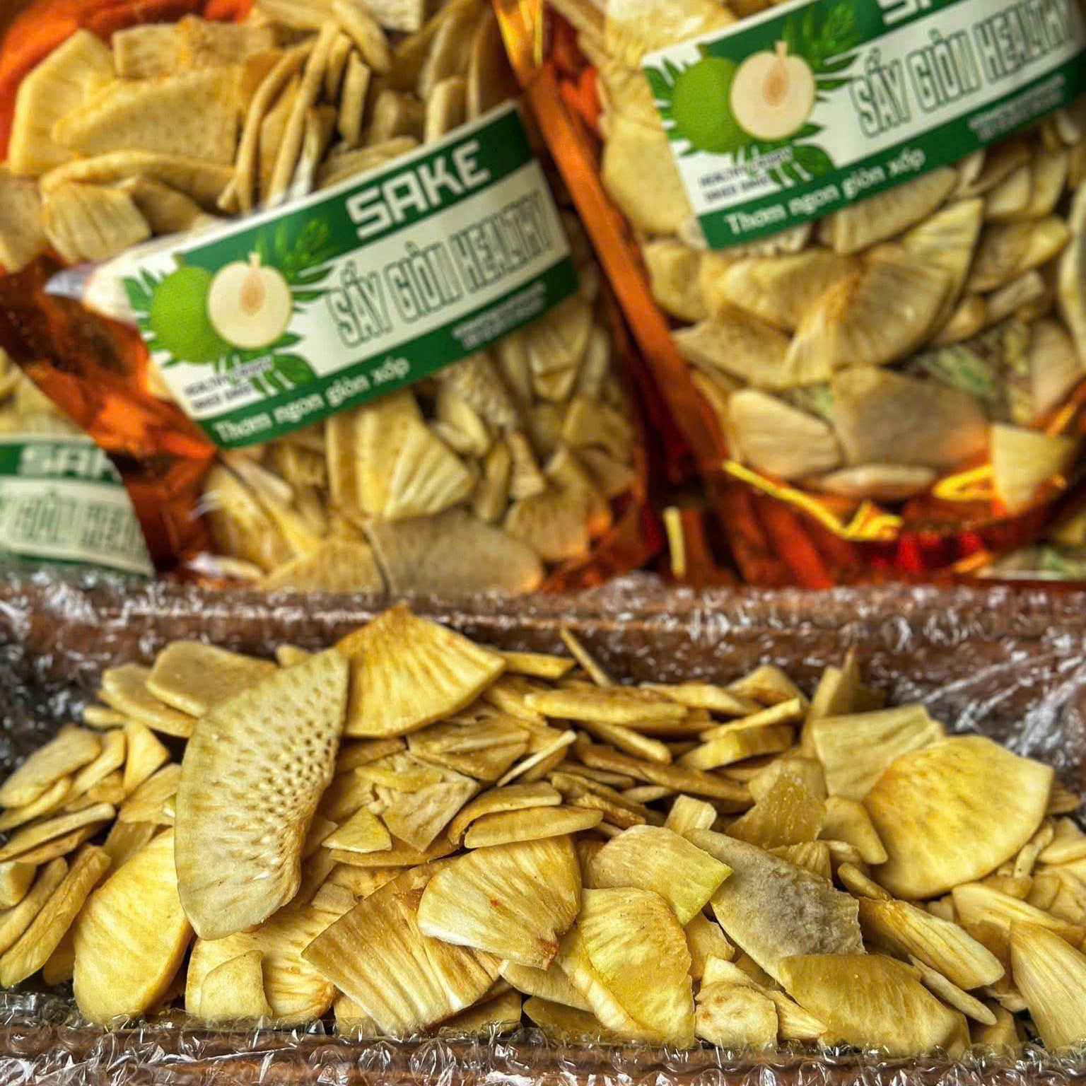 Sake Sấy Giòn Rùm Rụm, Ăn Vặt Ngon, Bổ, Lành Mạnh 200gr