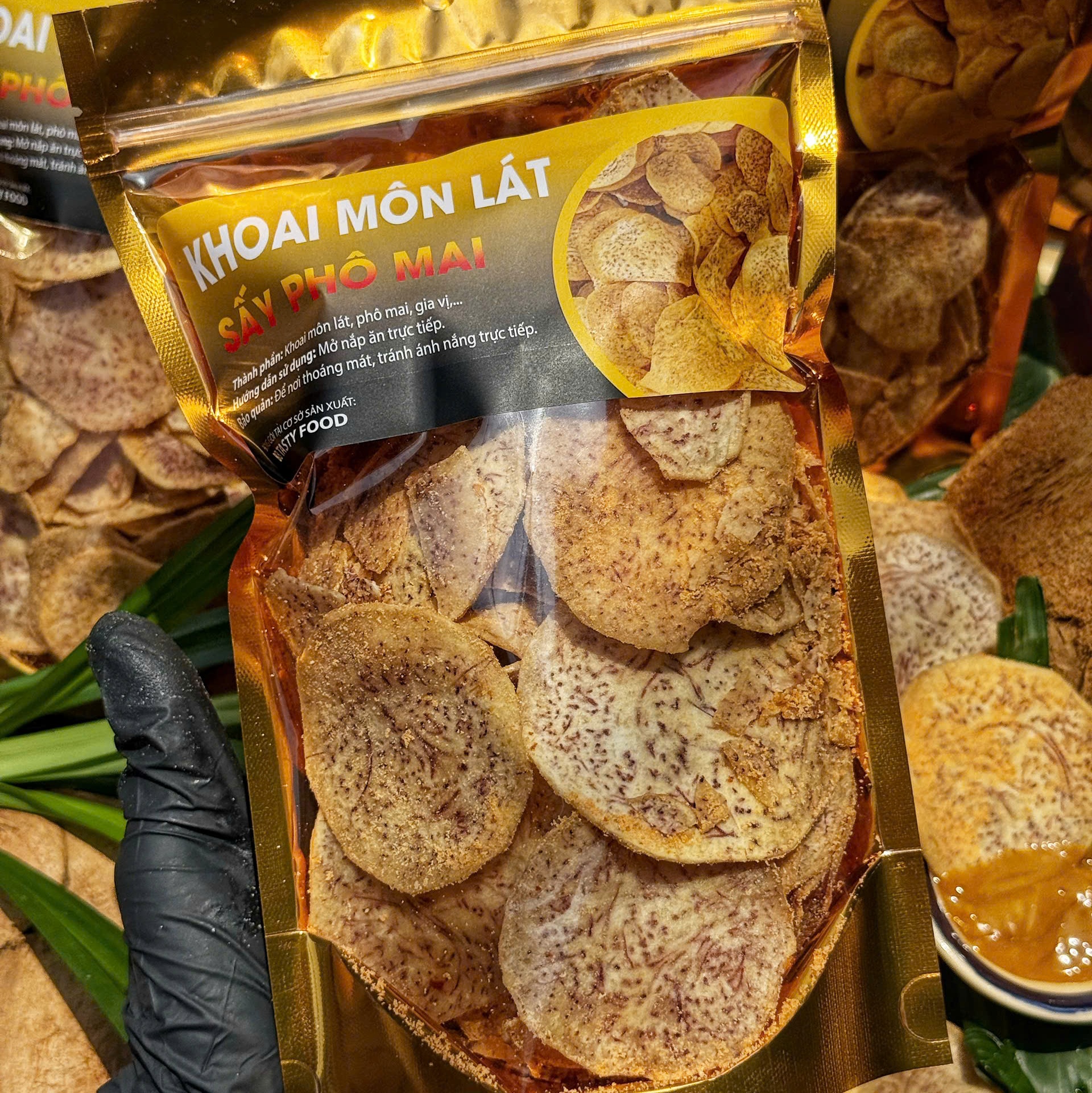 Khoai Môn Lát Sấy Phô Mai – Giòn Béo Siêu Cuốn, Ăn Là Ghiền 200gr