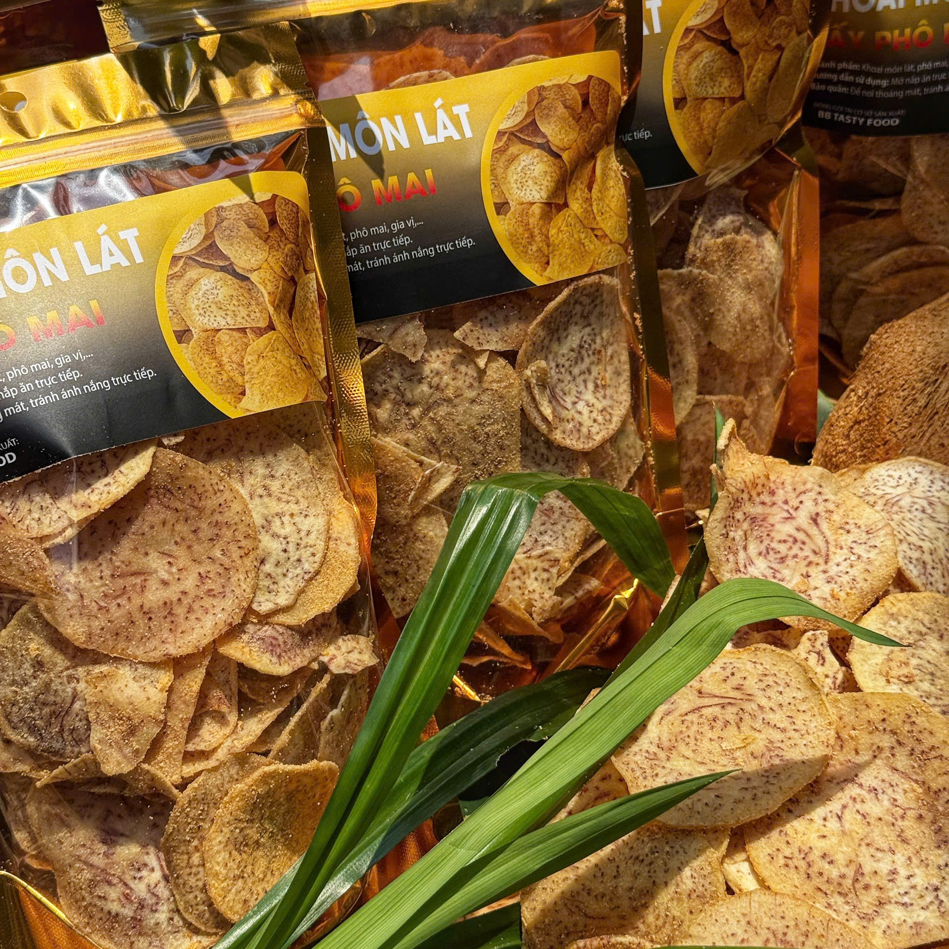 Khoai Môn Lát Sấy Phô Mai – Giòn Béo Siêu Cuốn, Ăn Là Ghiền 200gr