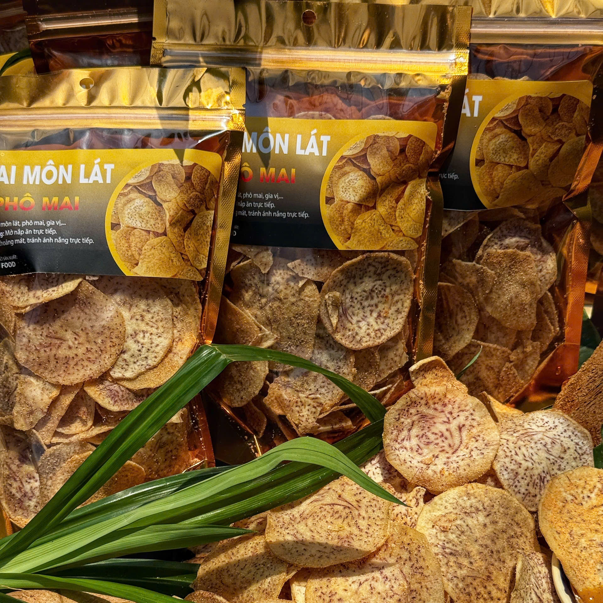 Khoai Môn Lát Sấy Phô Mai – Giòn Béo Siêu Cuốn, Ăn Là Ghiền 200gr