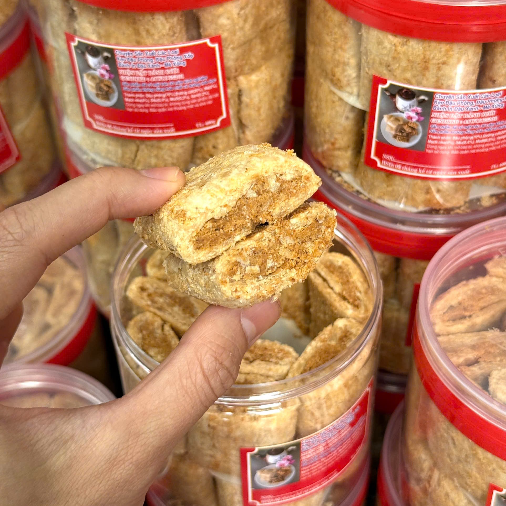 Kẹo Đậu Phộng Giòn Xốp, Béo Bùi, Ngọt Ngào Chuẩn Vị Truyền Thống 400gr