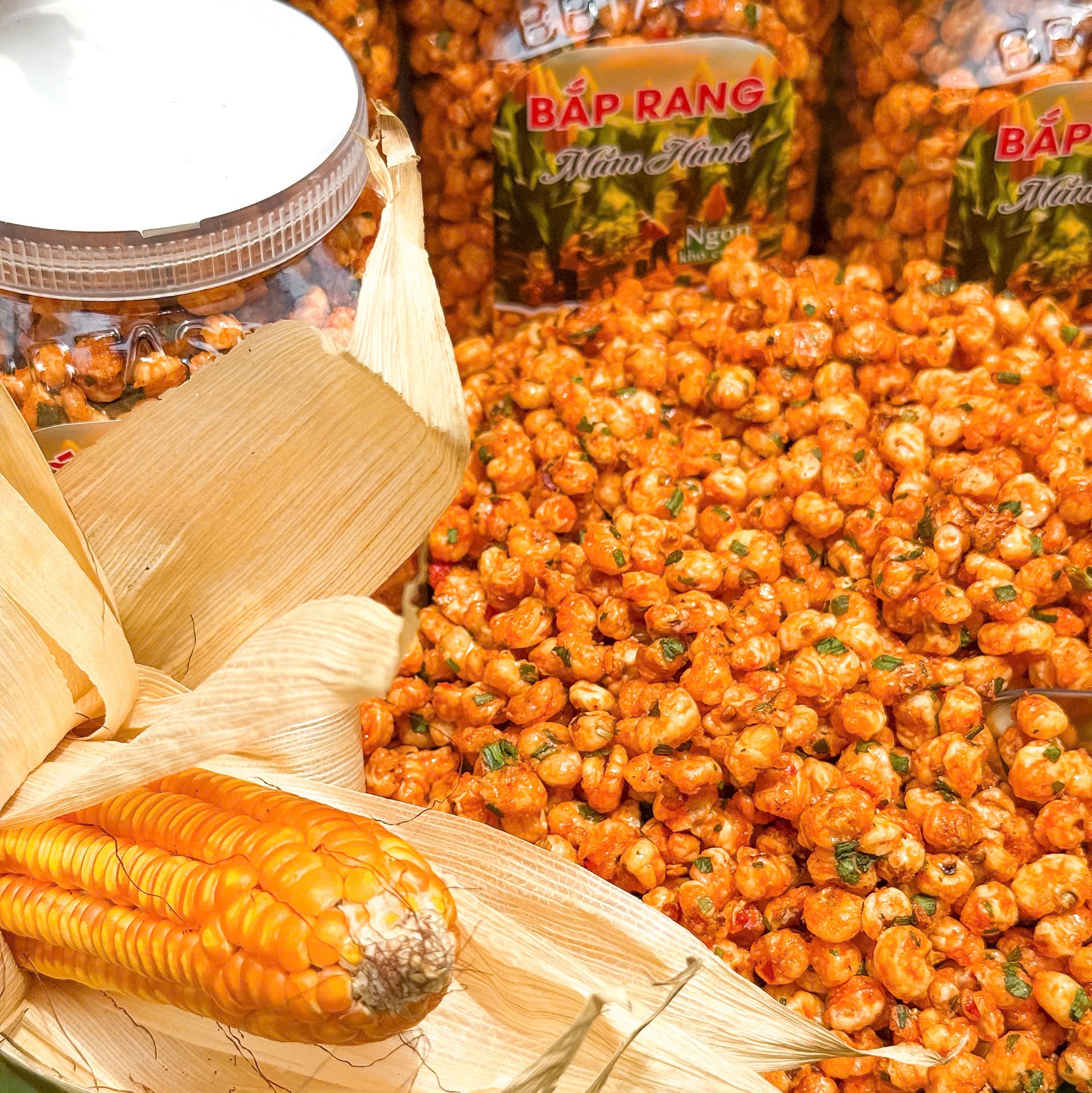 Bắp Rang Mắm Hành – Ăn Là Ghiền, Giòn Tan Từng Hạt 500gr