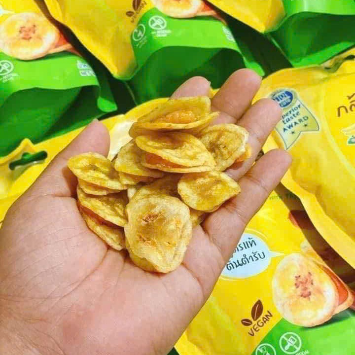 Chuối Kẹp Me Cay, Chuối Kẹp Chanh Dây Thái Lan 90gr  – Ăn Một Miếng Là Ghiền