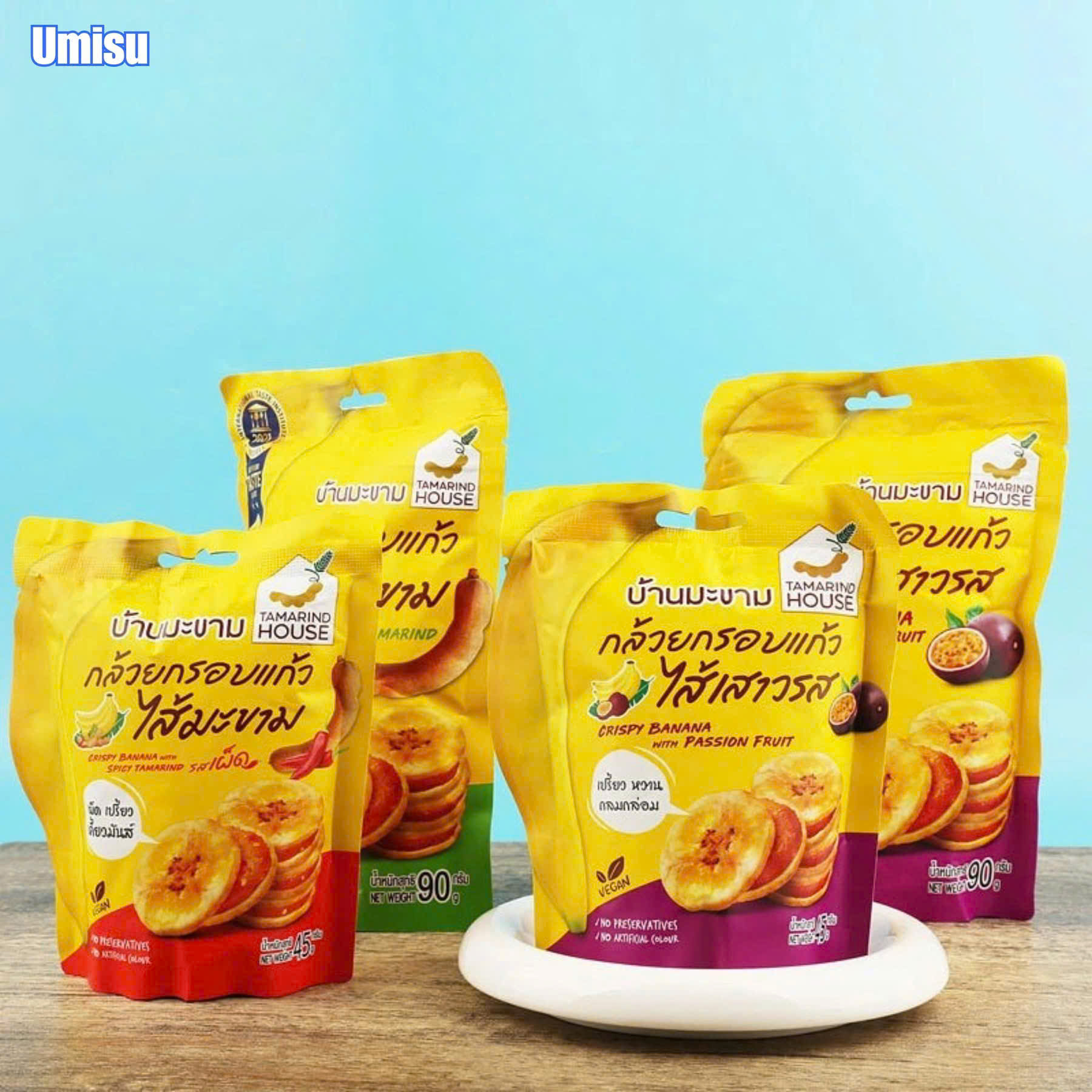 Chuối Kẹp Me Cay, Chuối Kẹp Chanh Dây Thái Lan 90gr  – Ăn Một Miếng Là Ghiền