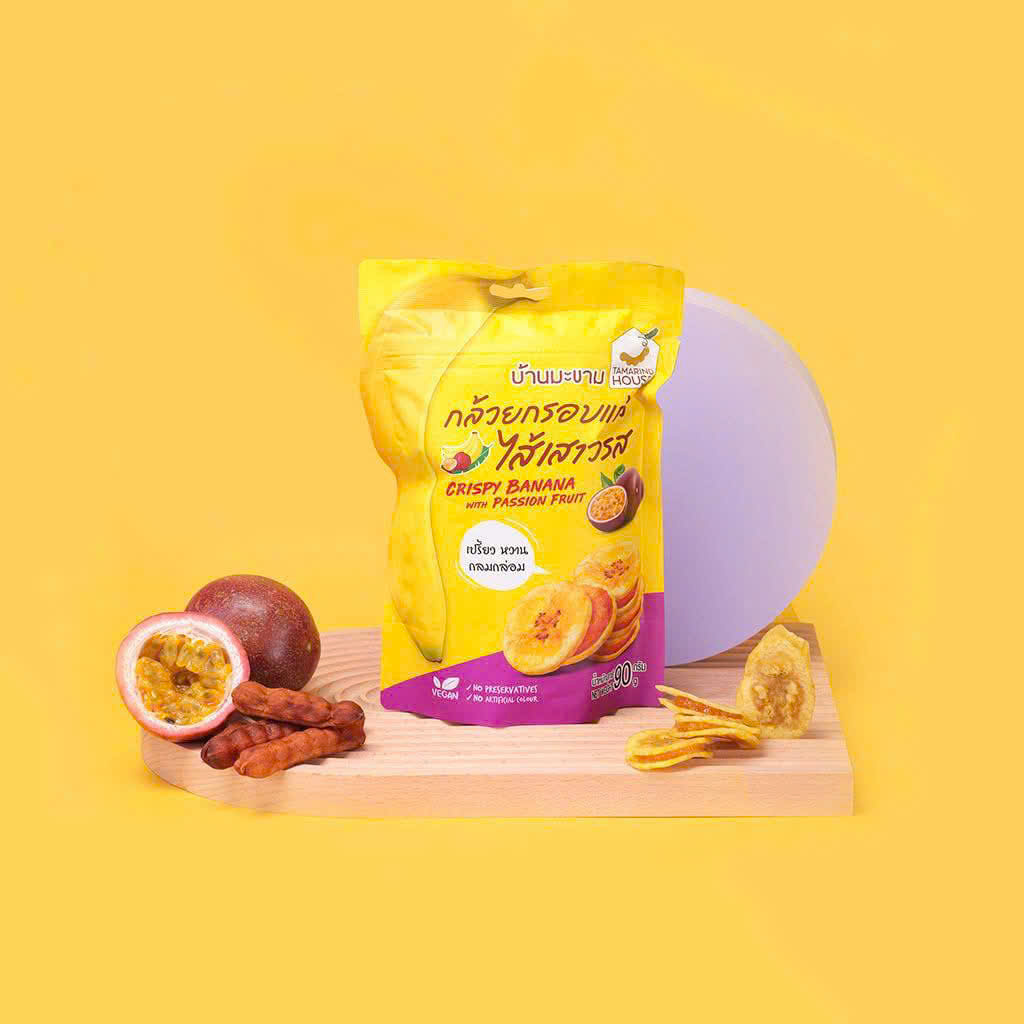 Chuối Kẹp Me Cay, Chuối Kẹp Chanh Dây Thái Lan 90gr  – Ăn Một Miếng Là Ghiền