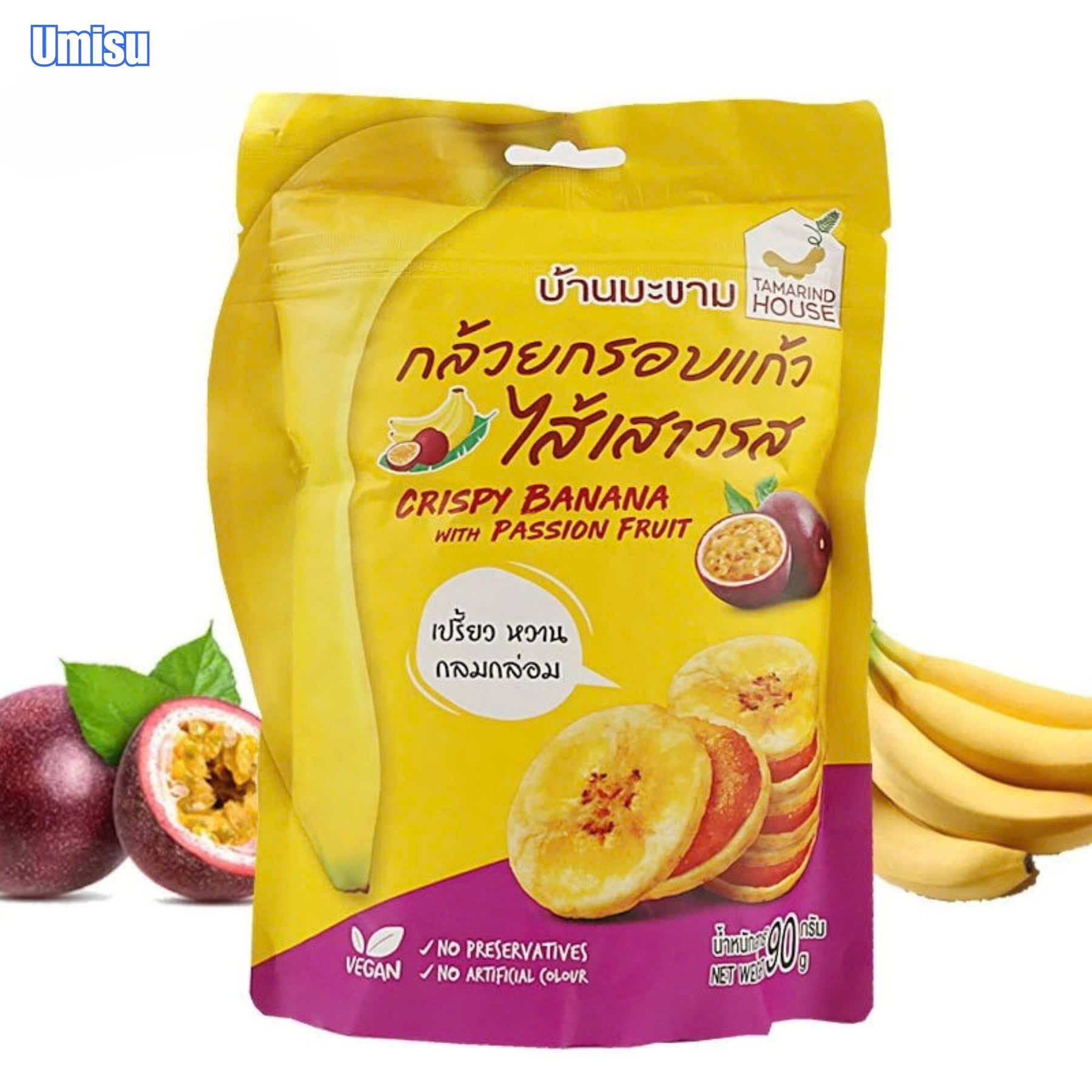 Chuối Kẹp Me Cay, Chuối Kẹp Chanh Dây Thái Lan 90gr  – Ăn Một Miếng Là Ghiền