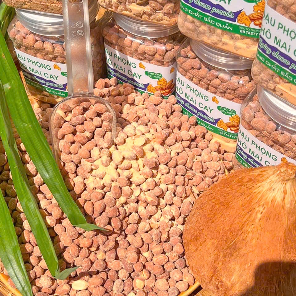 Đậu Phộng Phô Mai Cay, Ăn Một Hạt Là Ghiền 500gr